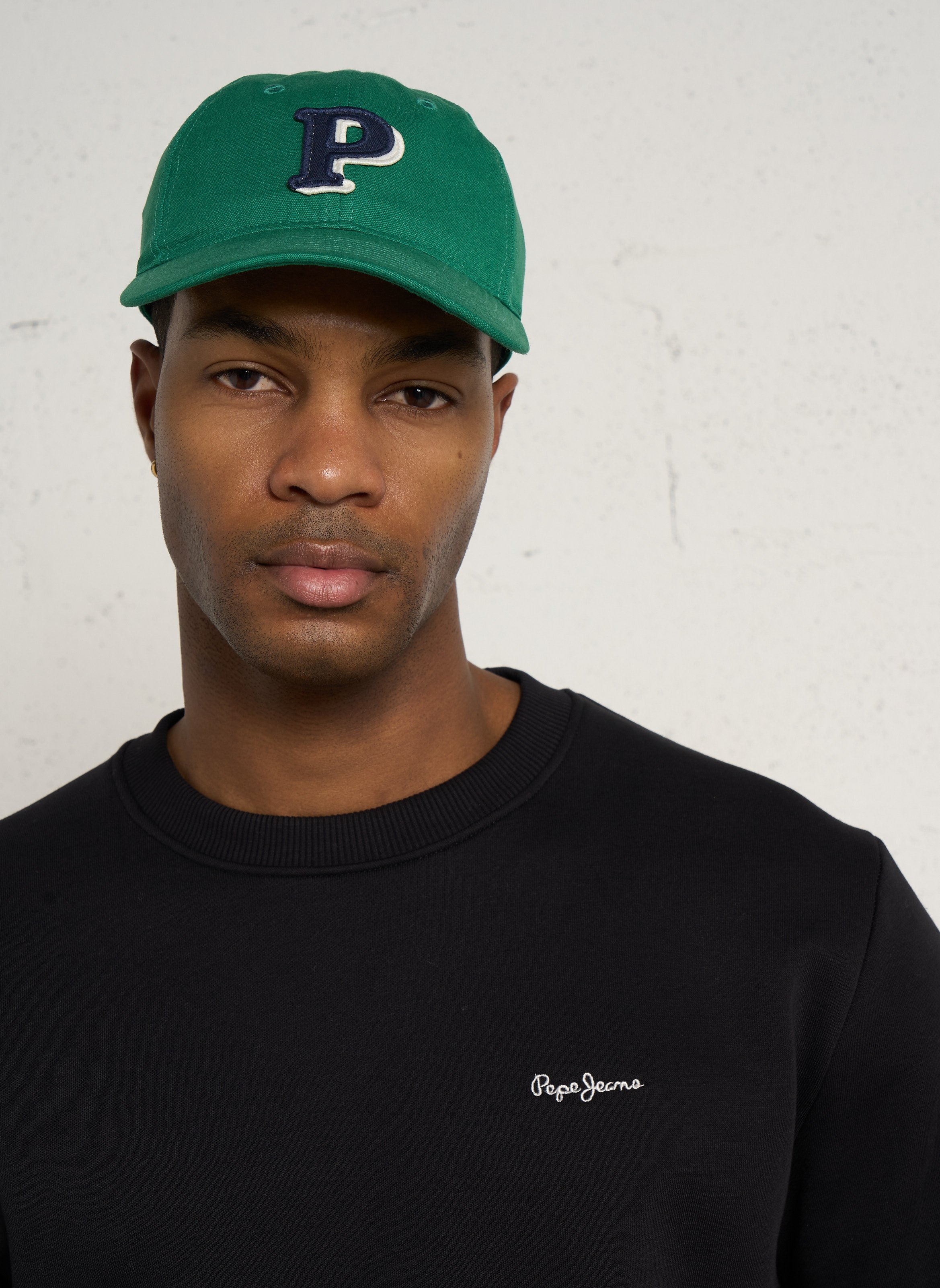 Cotton cap PEPE JEANS Green