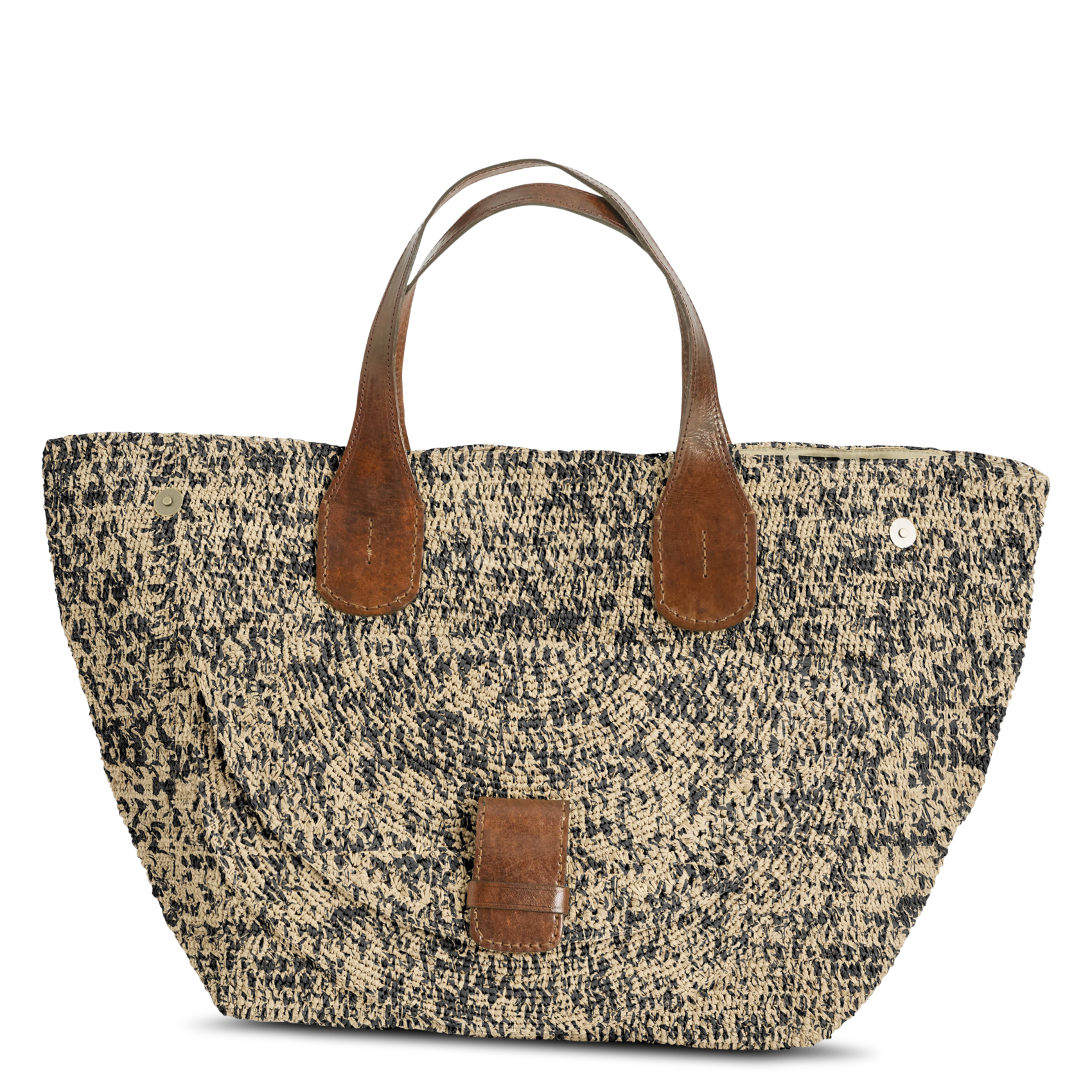 Raffia tote bag IBELIV Beige