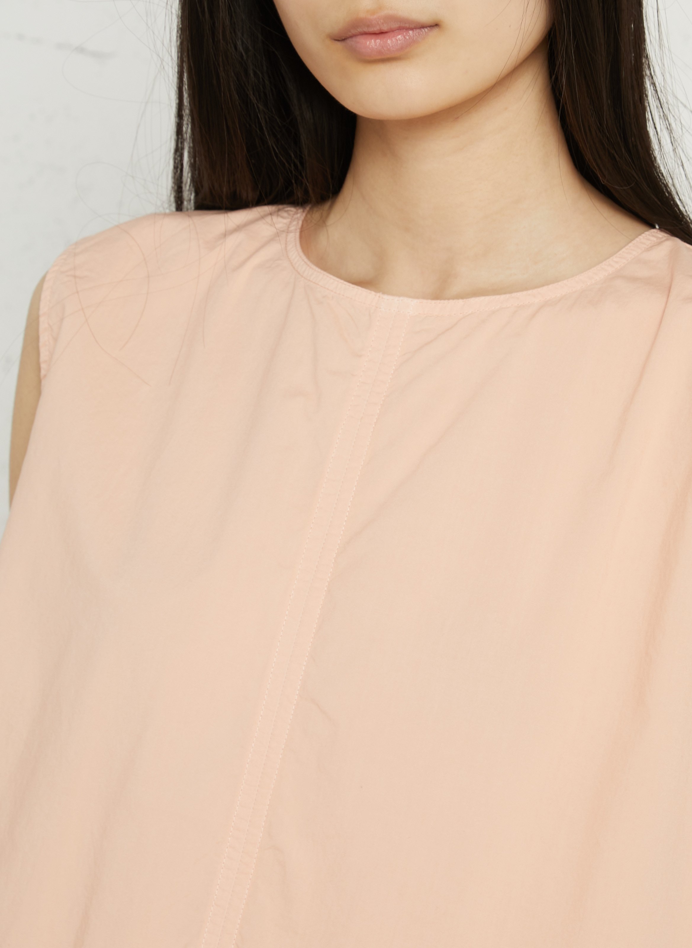 Midi-Ärmelloses Kleid in weiter Passform RUE DE TOKYO Rosa