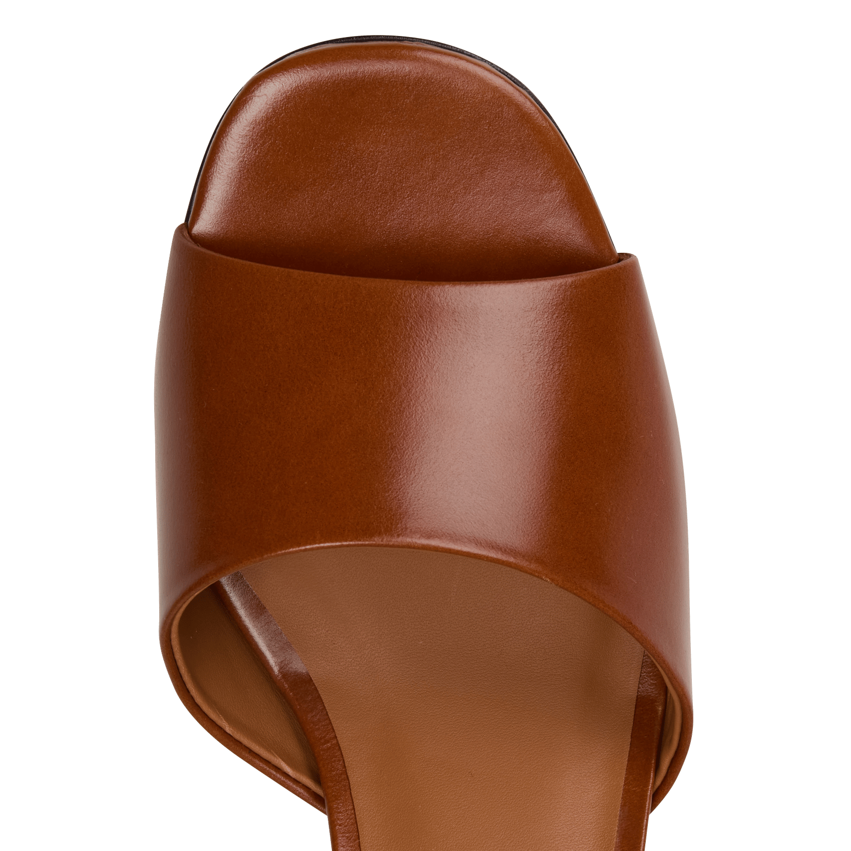 Halfhoge, leren sandalen RIVECOUR Bruin