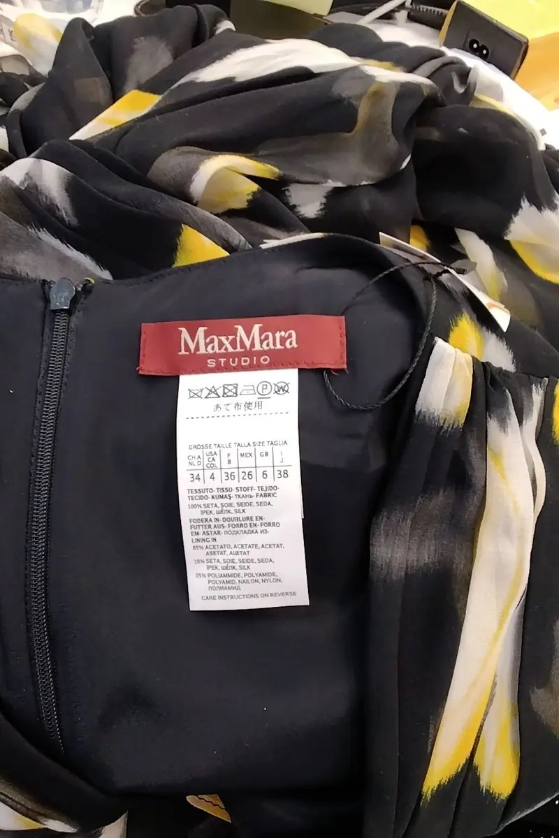 Robe MAX MARA - Seconde Main Noir