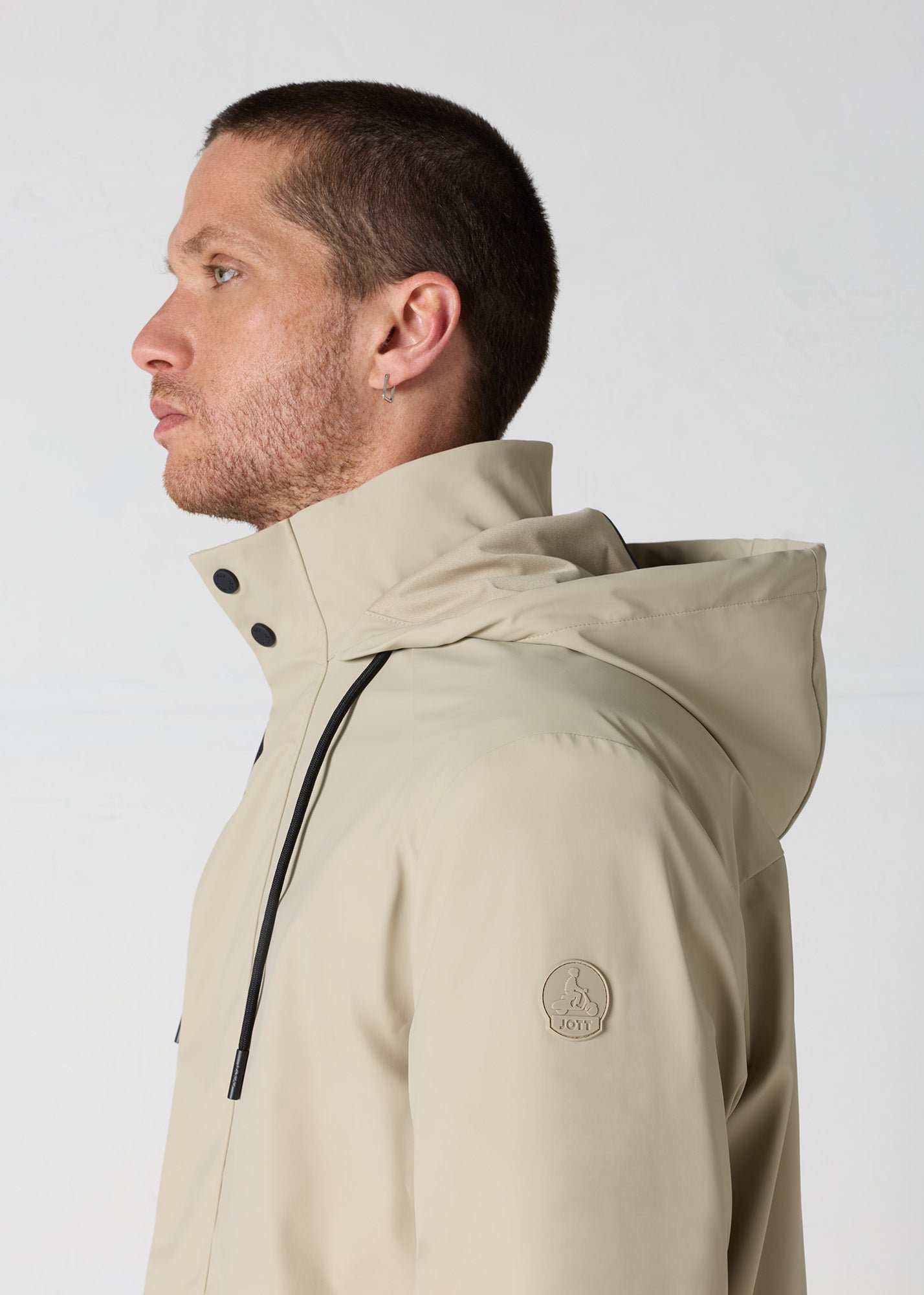 Unisex mid-length raincoat Denis JOTT Beige