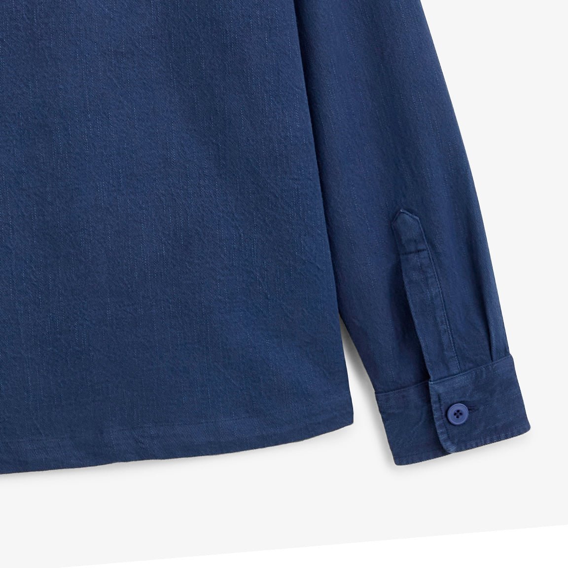 Warren blue cotton worker jacket by sbplay SERGE BLANCO Blue