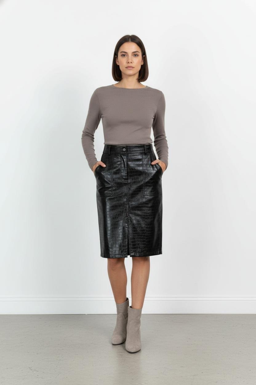 Short & midi skirt LIU JO - SECONDE MAIN Black