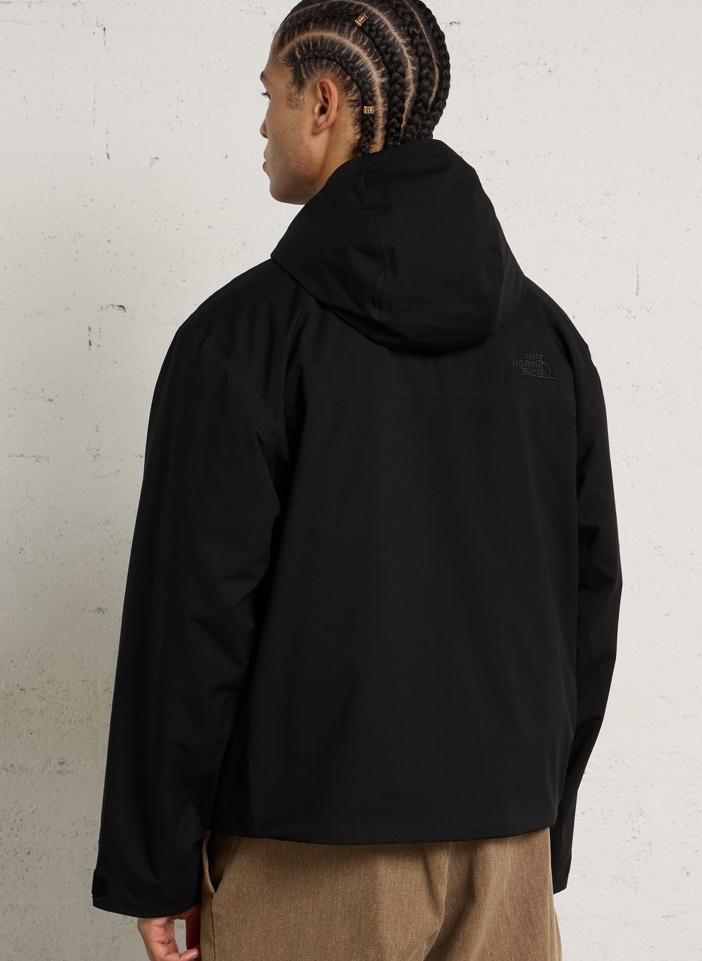 Gerade geschnittene Jacke mit Stehkragen und Kapuze THE NORTH FACE Schwarz