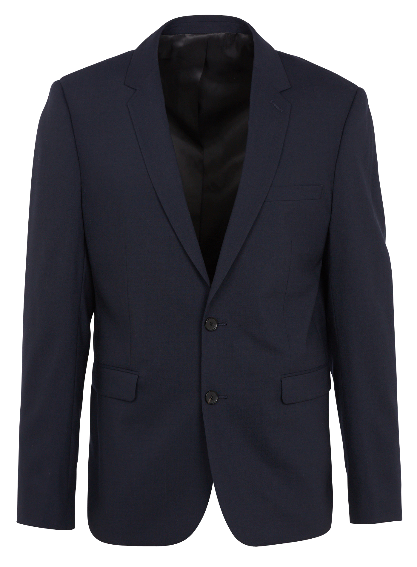 Wool jacket with tailored collar SANDRO Blue