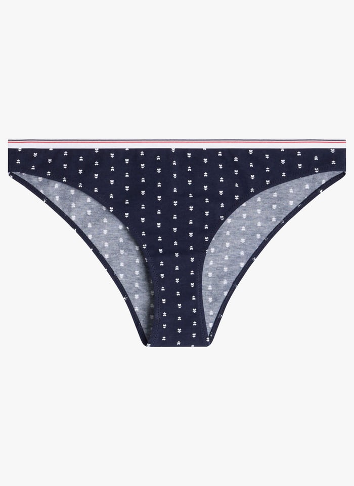 Culotte en coton rayures Bleu