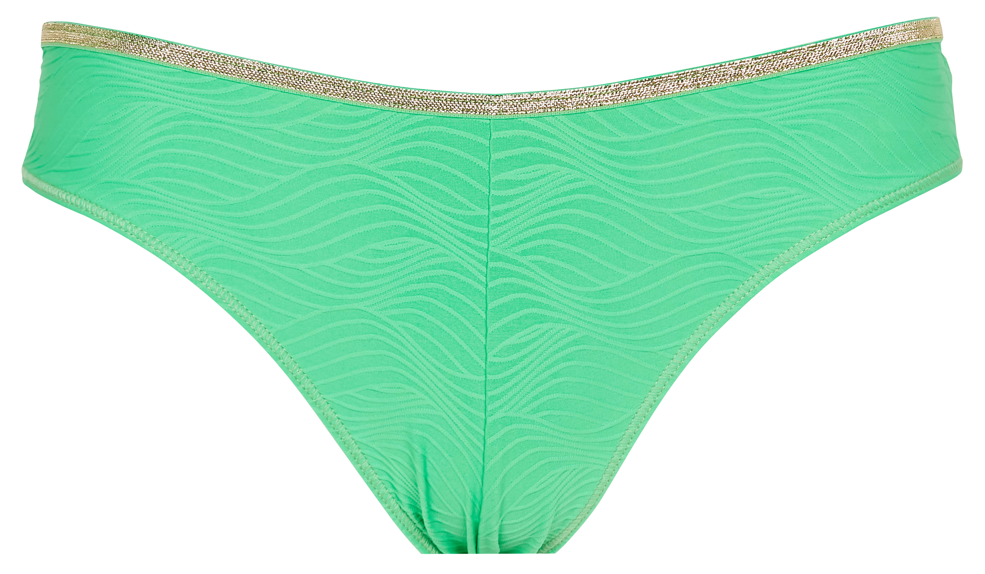 Textured bikini bottoms LA NOUVELLE Green