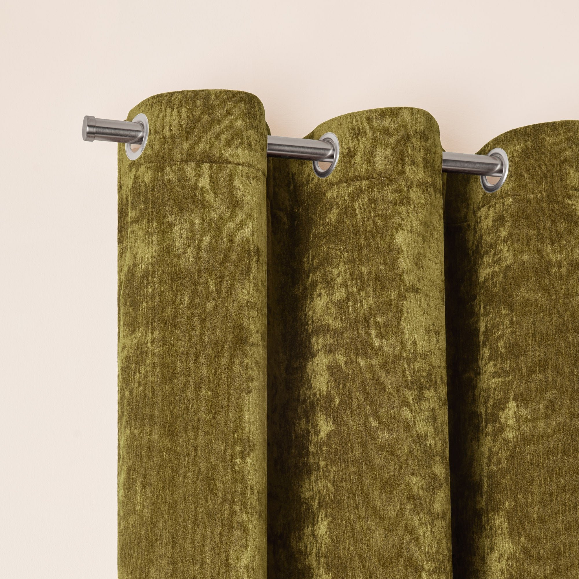 BAZYL - Curtain with eyelets MADURA Green