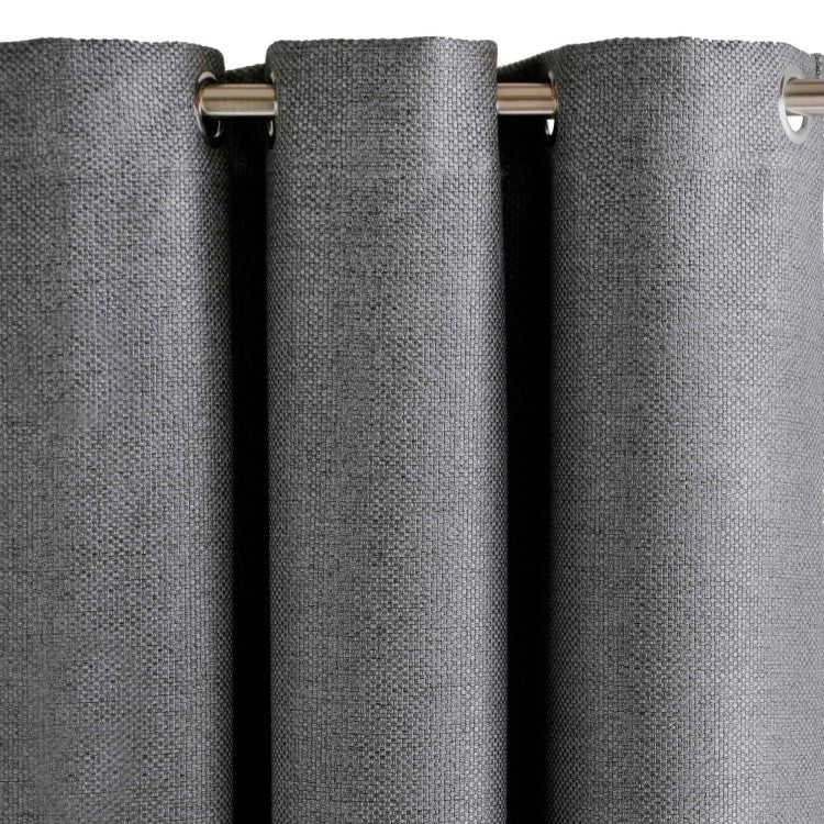 COCONUT - Curtain with eyelets MADURA Grey