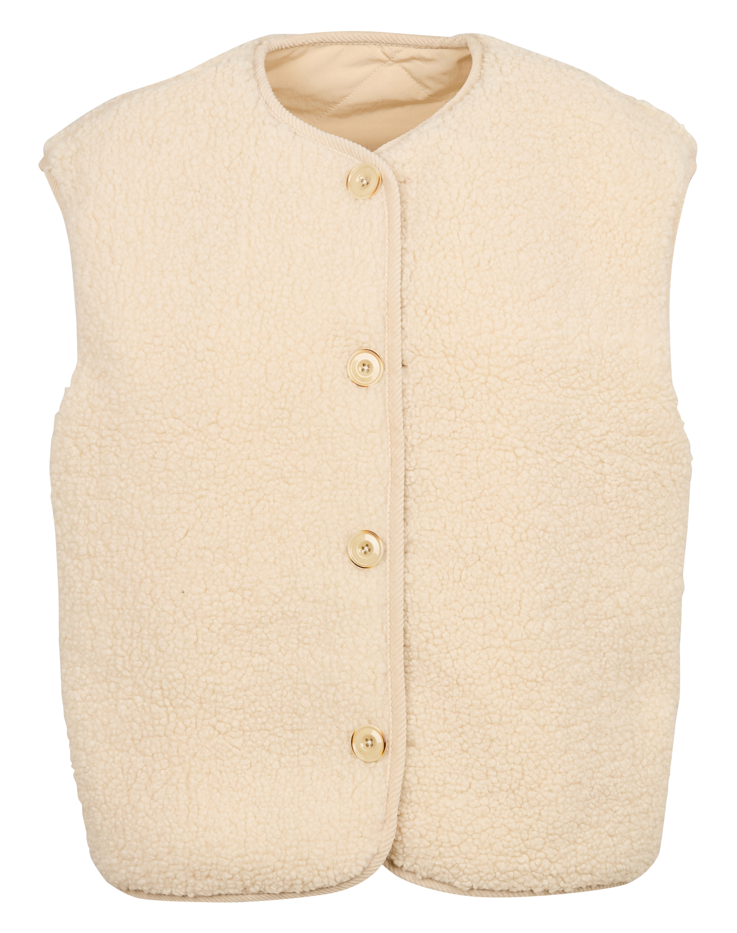 Veste droite réversible SESSUN Beige