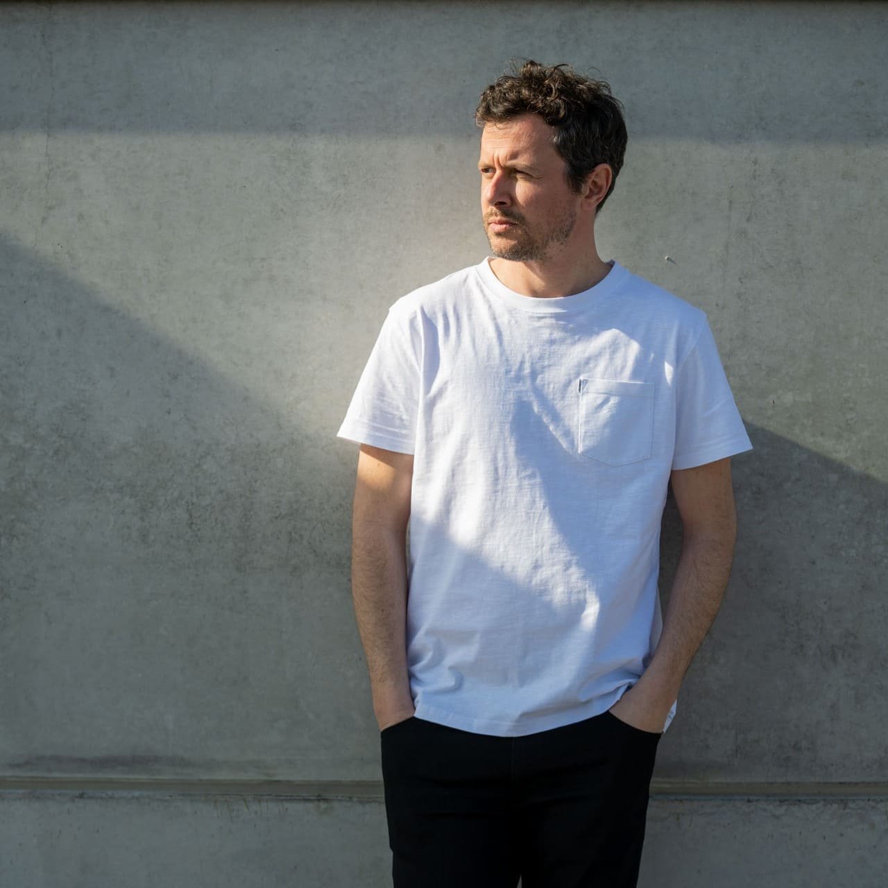 Authentic organic cotton T-shirt BILLYBELT White