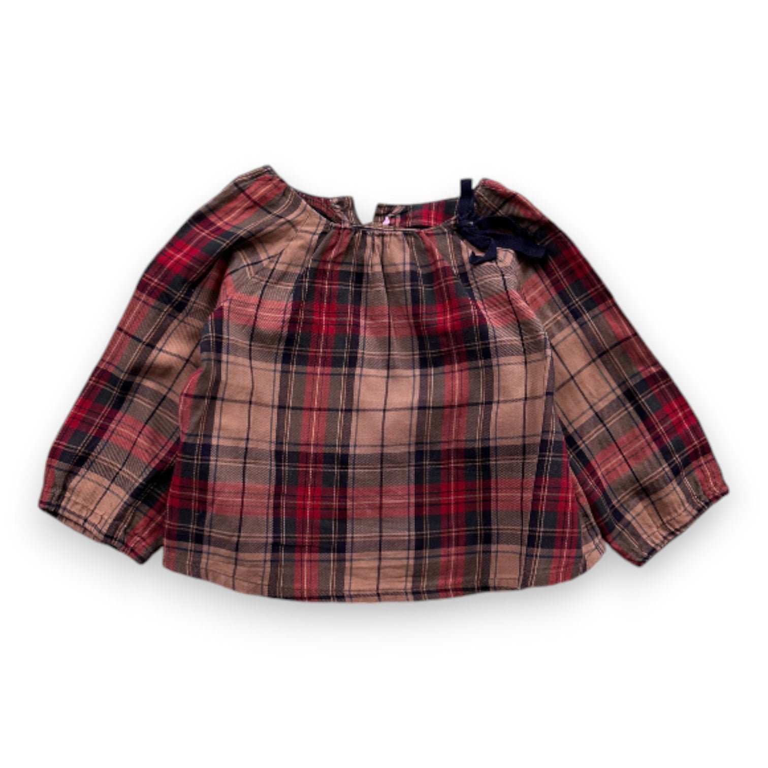 Brown Baby Blouse - 12 months BONPOINT - Seconde Main Brown