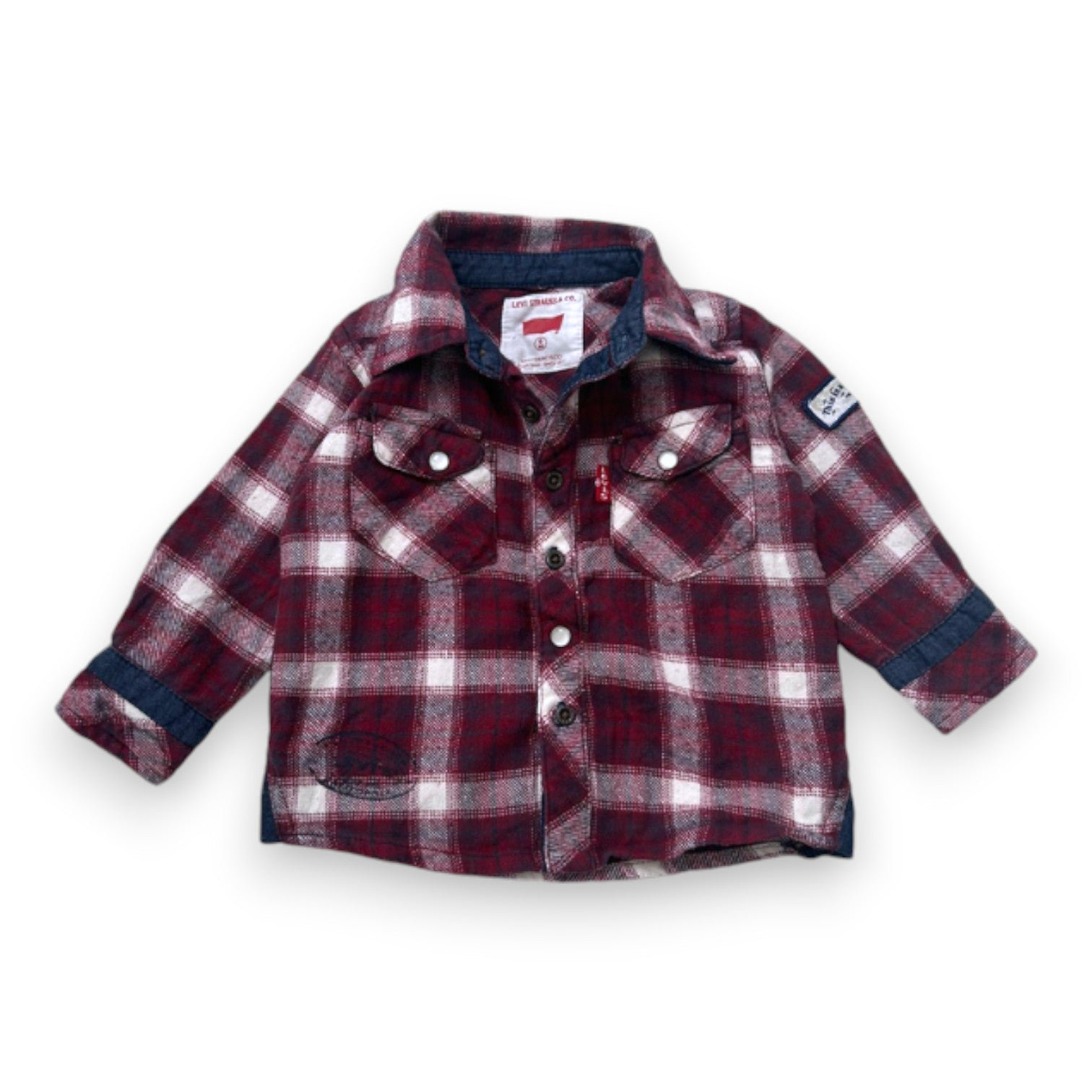 Red baby shirt - 6 months LEVI'S - Seconde main Red