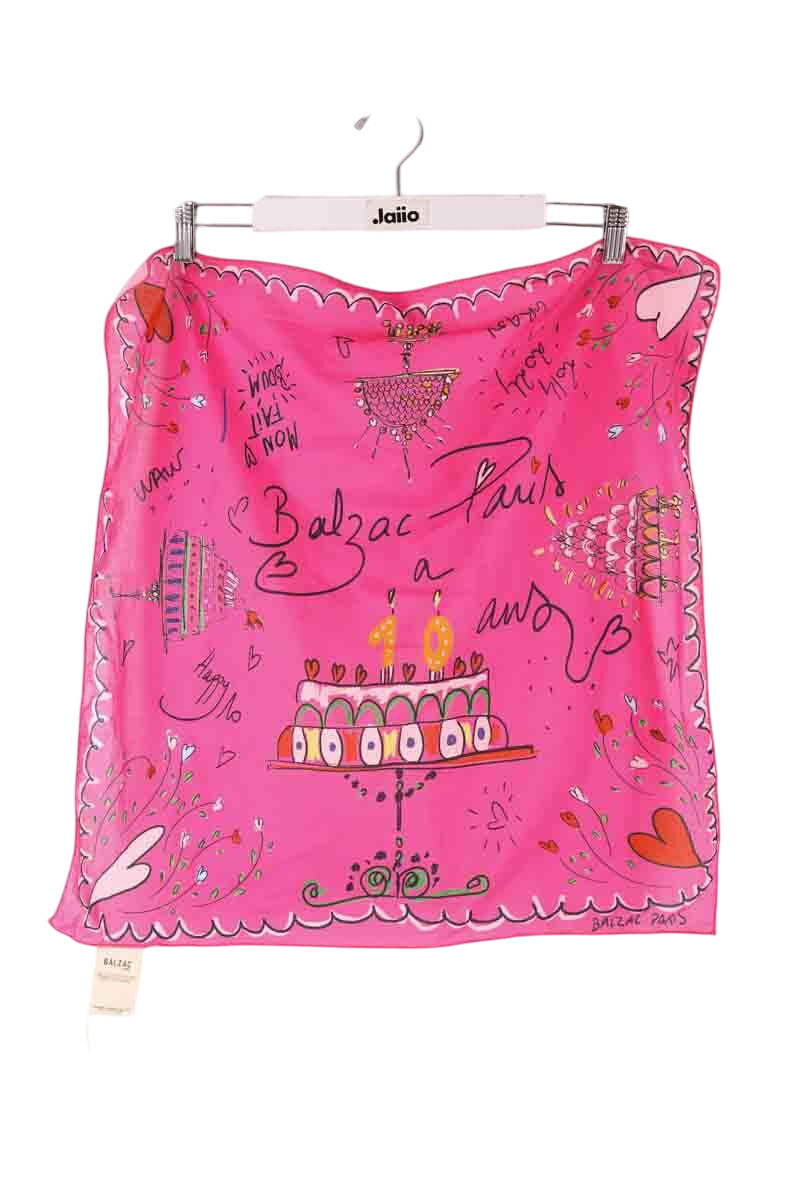 Cotton floaty scarf BALZAC PARIS - Seconde Main Pink