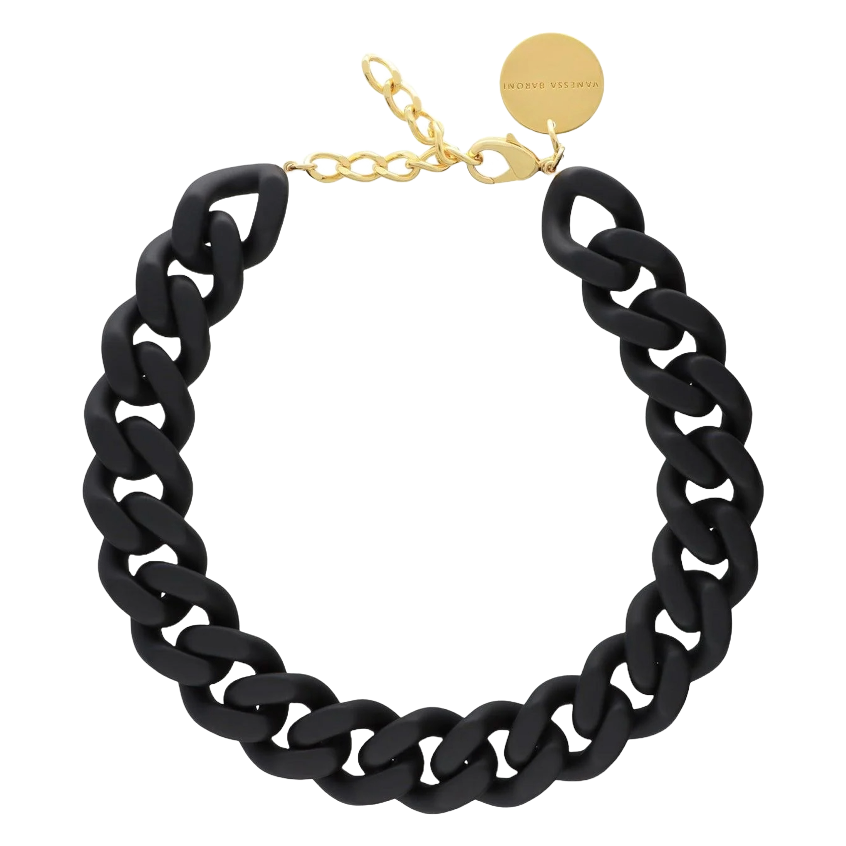 Gliederhalskette VANESSA BARONI Schwarz