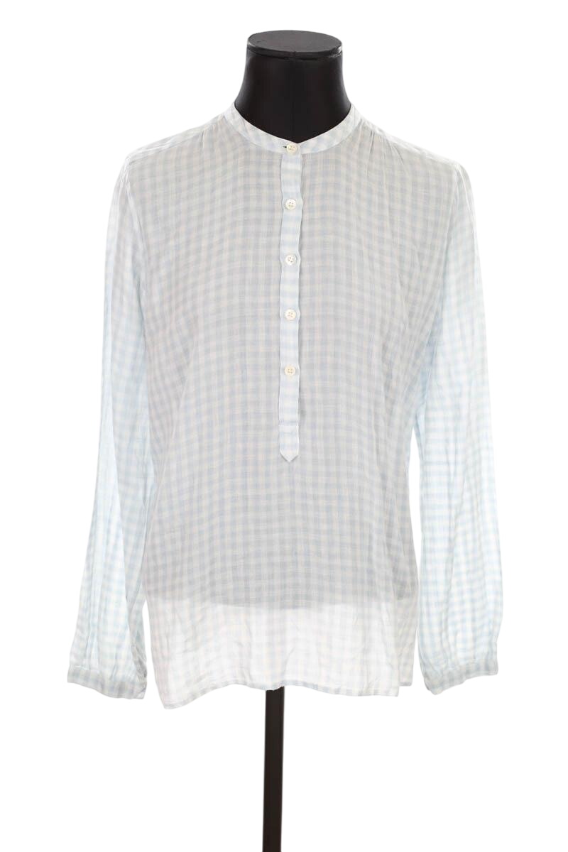 Cotton blouse LAURENCE BRAS - Seconde Main Blue