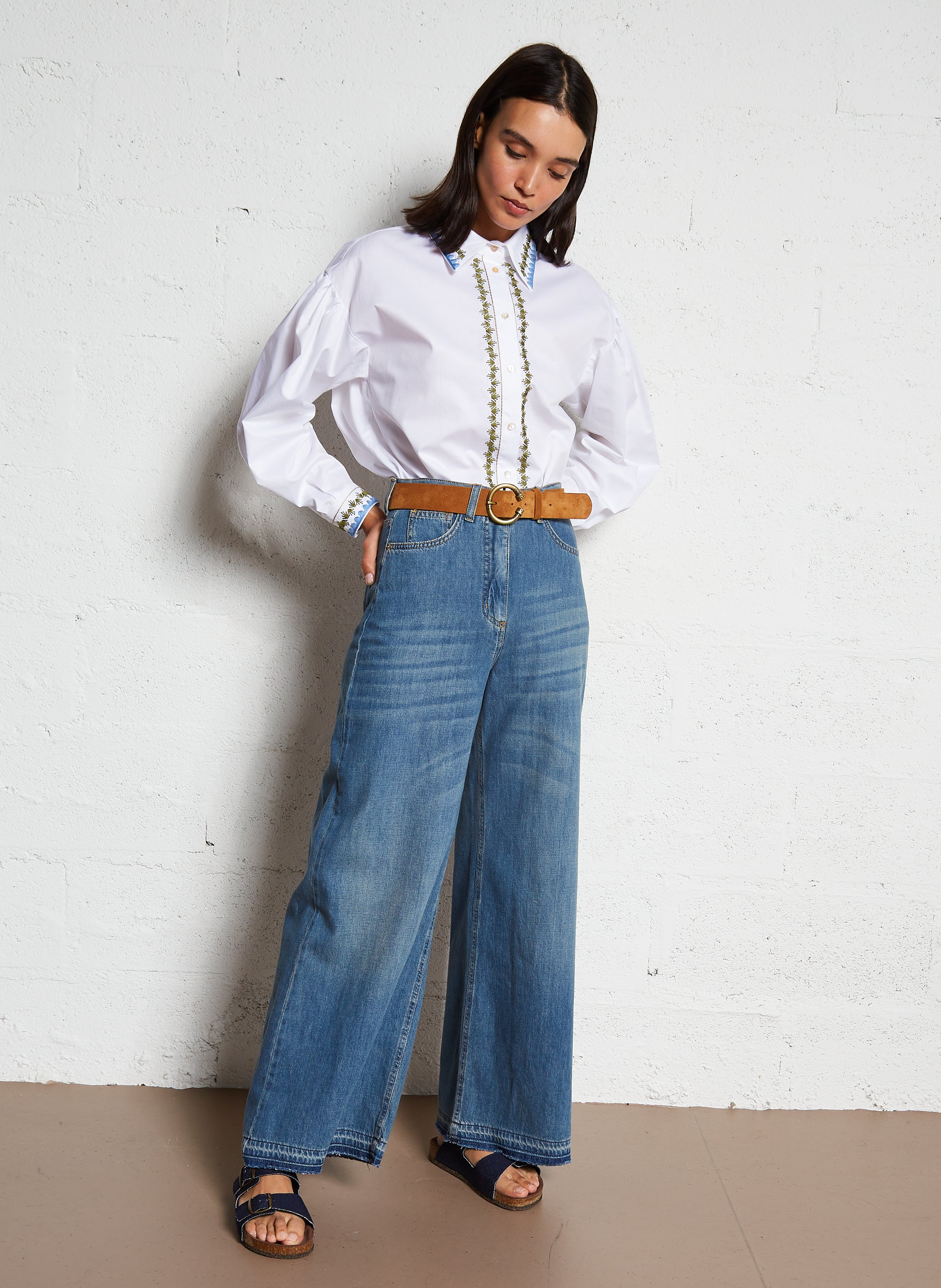 【DEARMINE】Mod Wide Denim Pants DEARMINE】Warren Wide Denim Pants