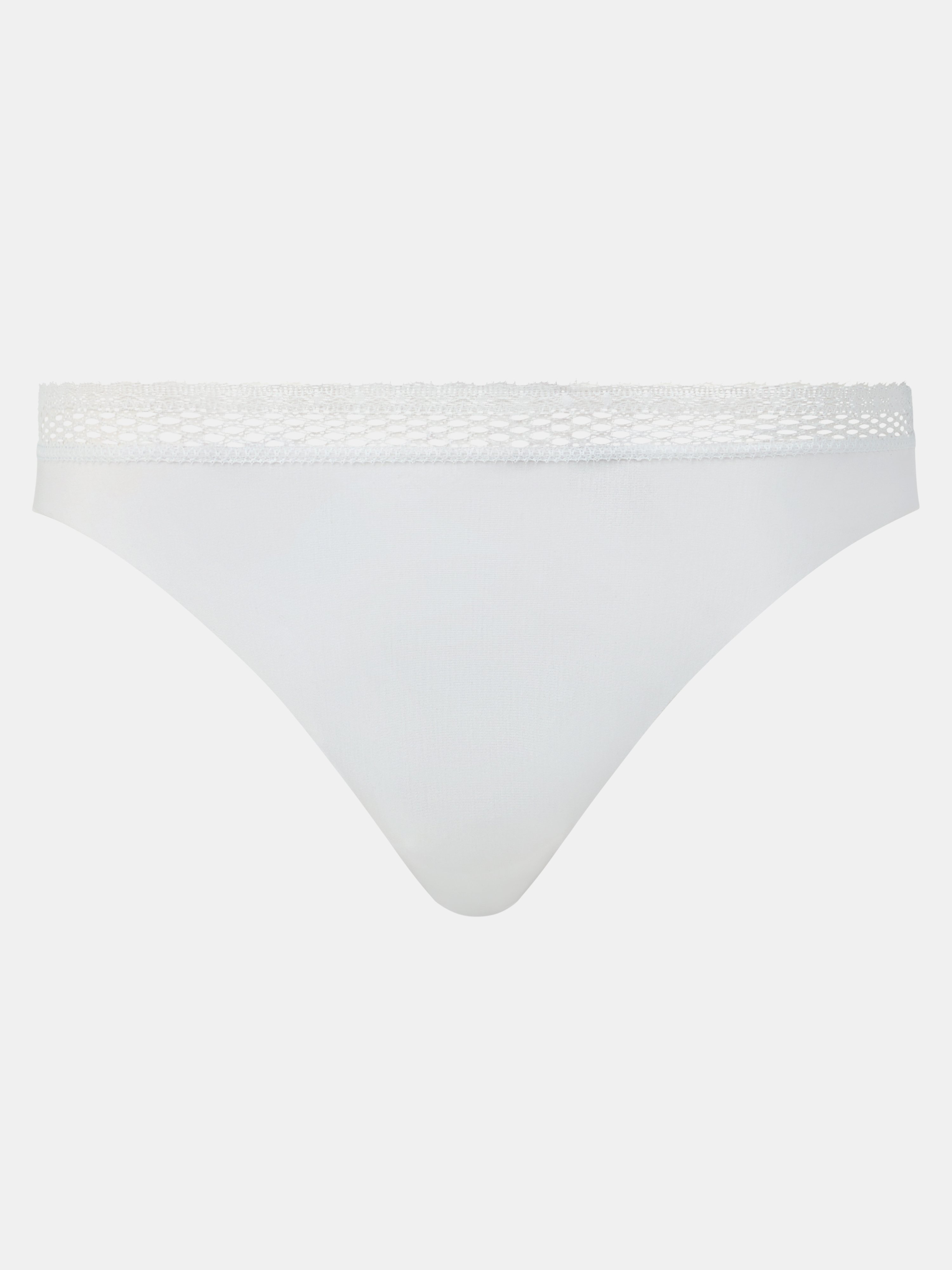 Cotton tanga CHANTELLE White