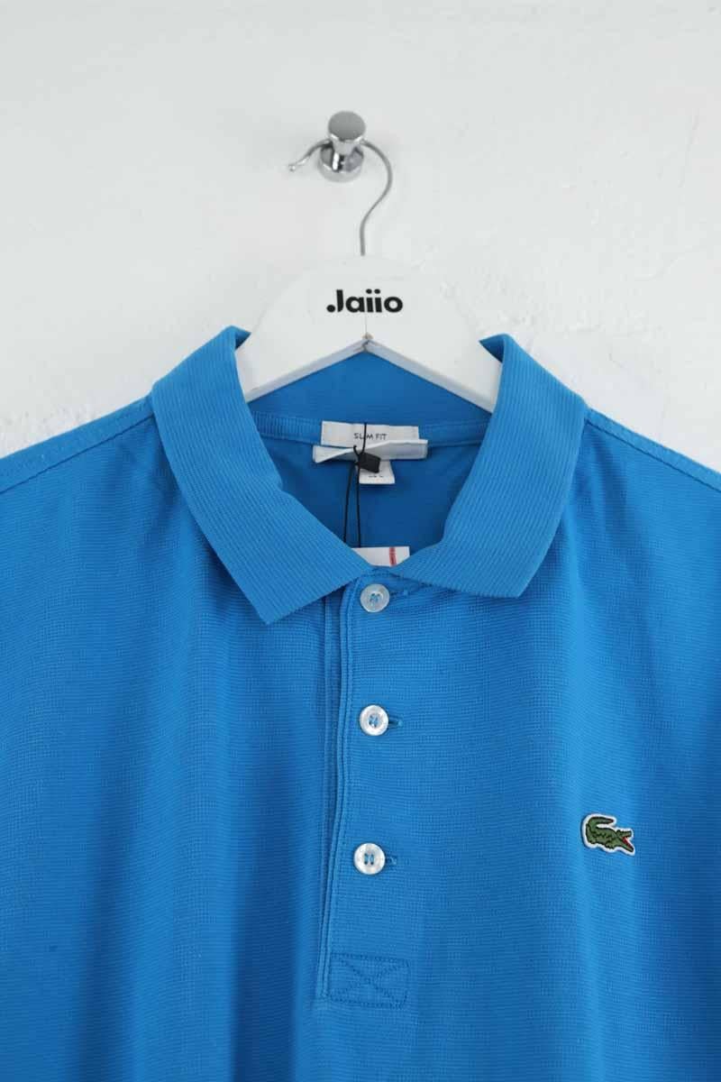 Cotton polo shirt LACOSTE - SECONDE MAIN Blue