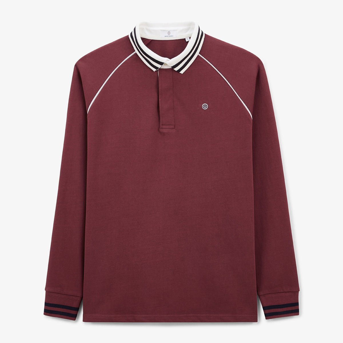 Long-sleeved rugby polo SERGE BLANCO Red