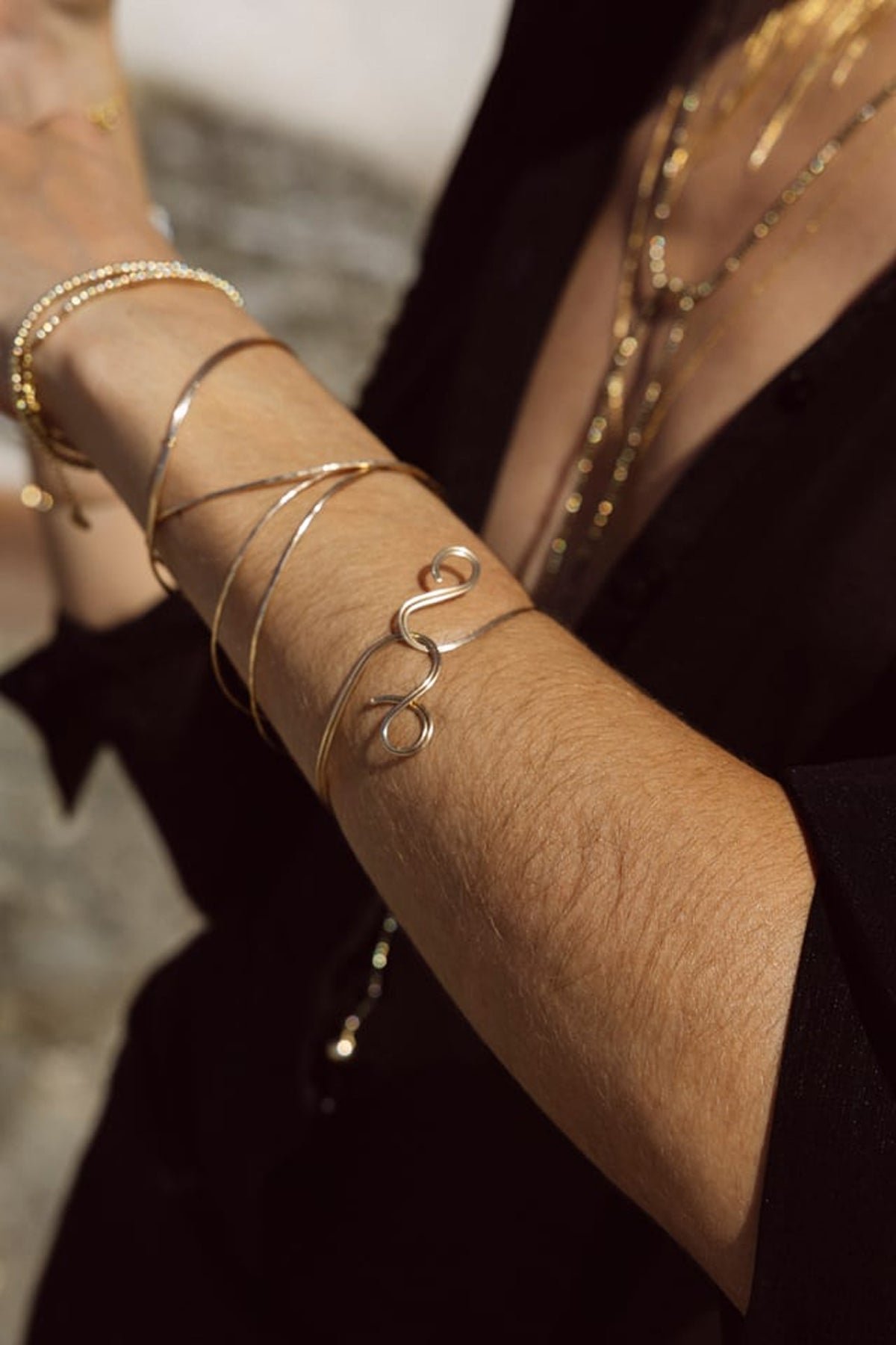 Mina bangle YAY Golden