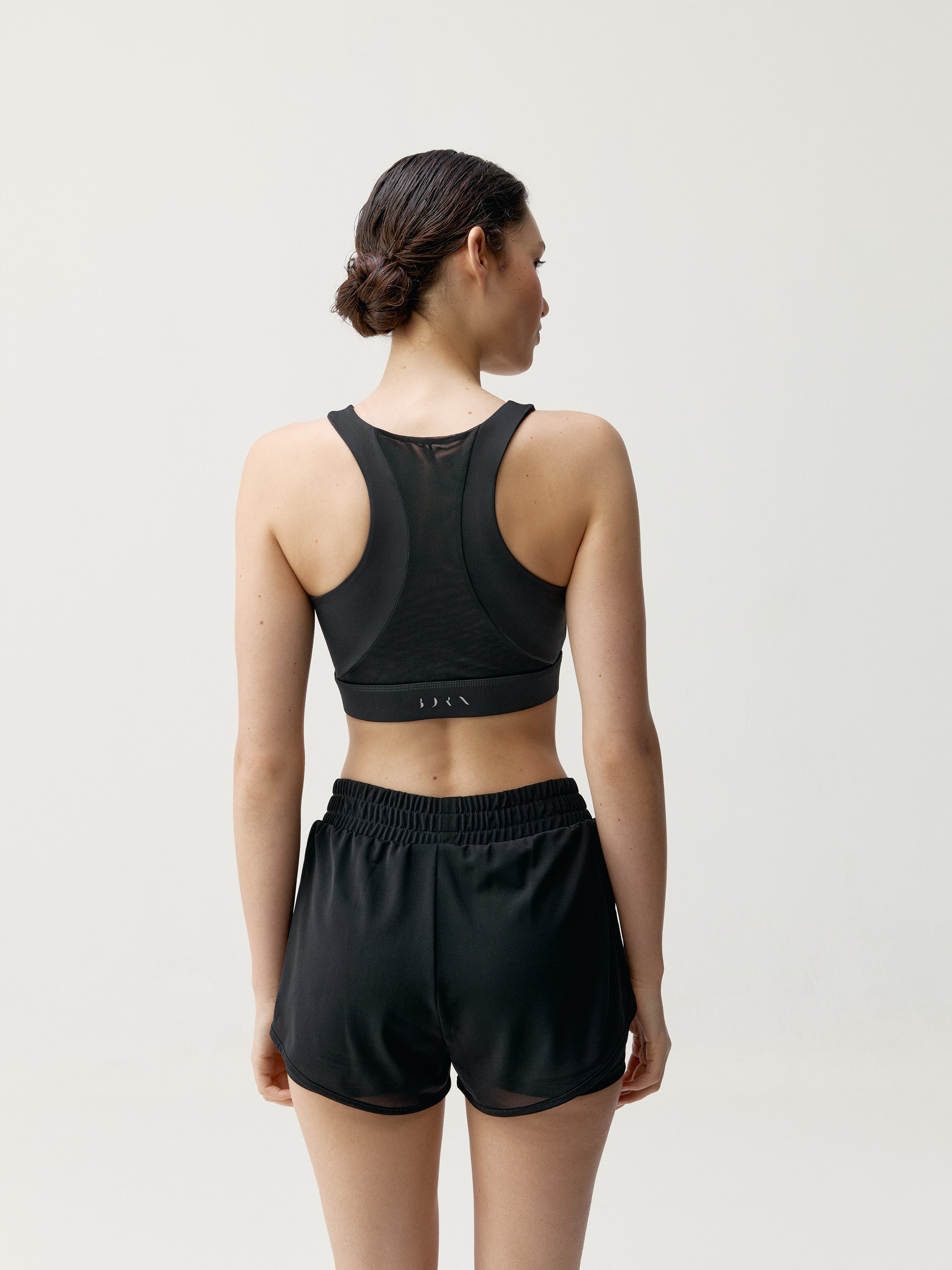 High support sports bra padma BORN LIVING YOGA Black