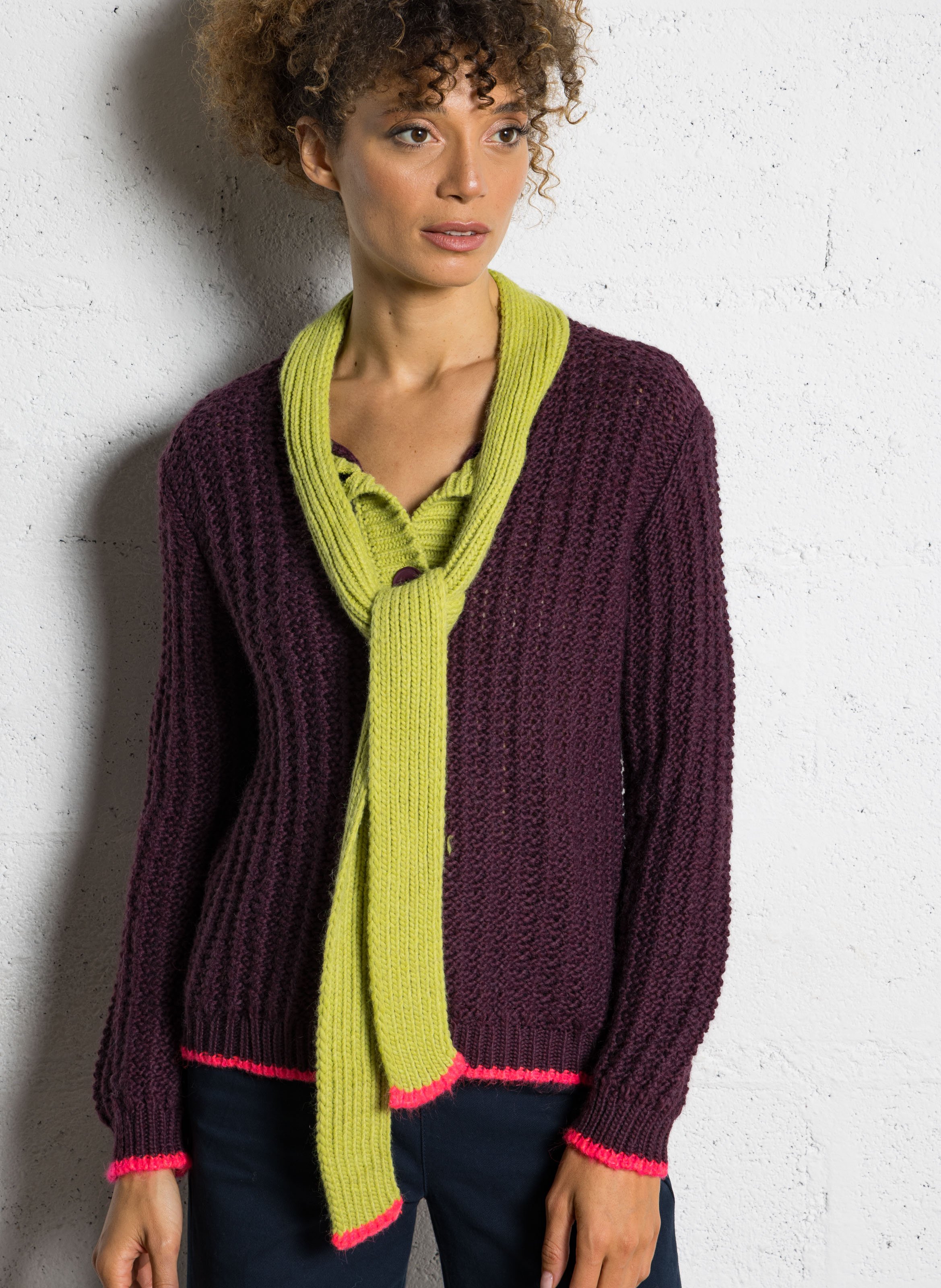 Gilet oversize col rond DR BLOOM