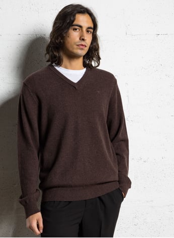 Hackett London Pull en coton Cachemire V pour homme, ecru, M Hackett London Pull en coton Cachemire V pour homme, ecru, M