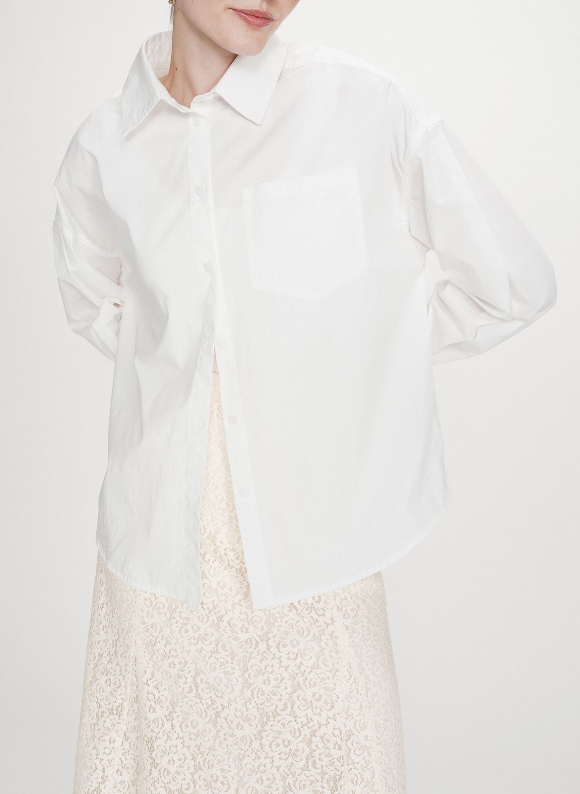Chemise col classique  GRACE ET MILA Beige