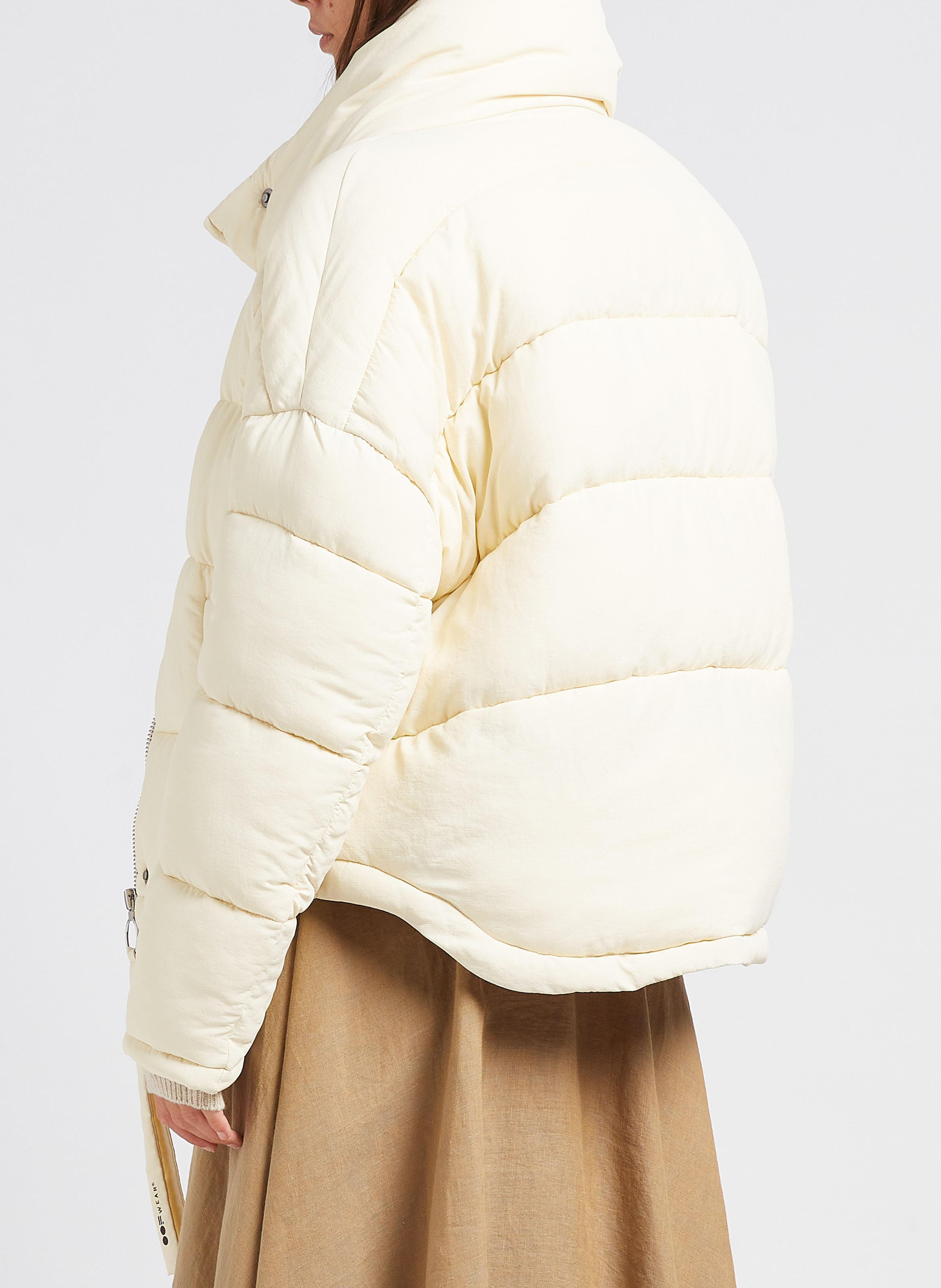 Doudoune oversize col montant  OOF Blanc