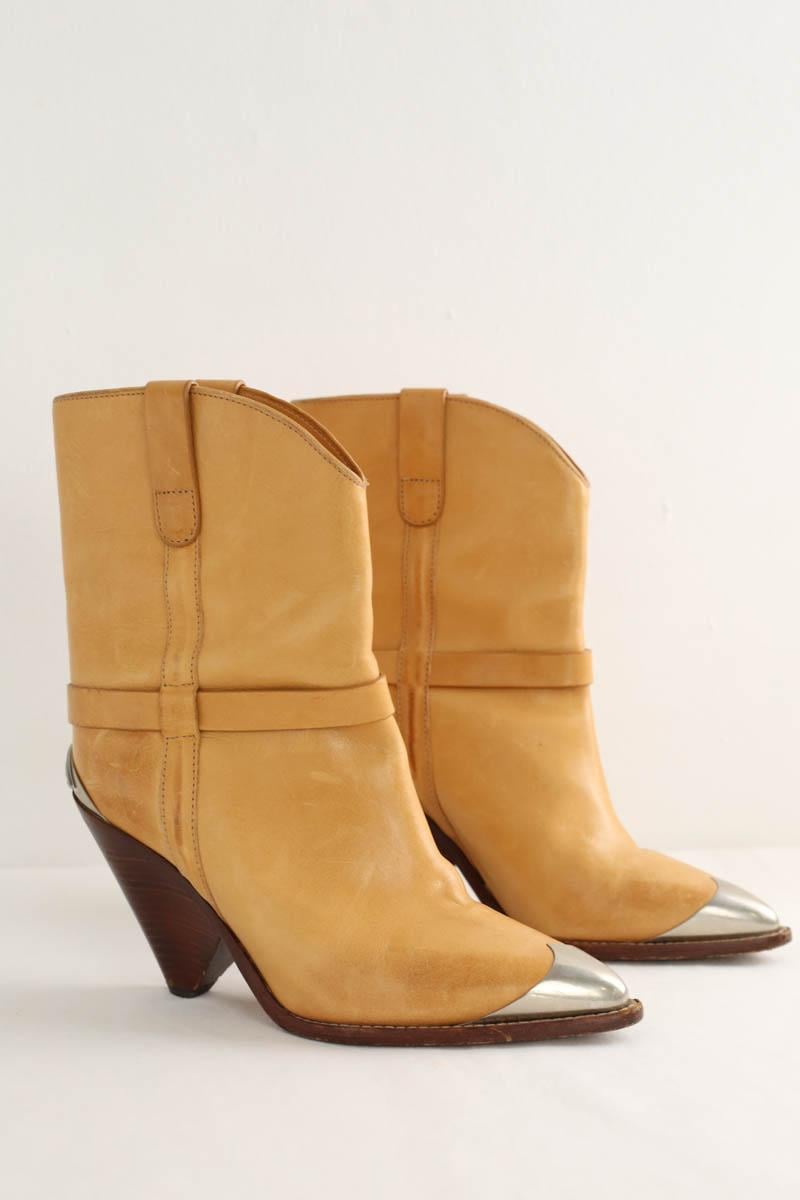 Western boots ISABEL MARANT - Seconde Main Brown