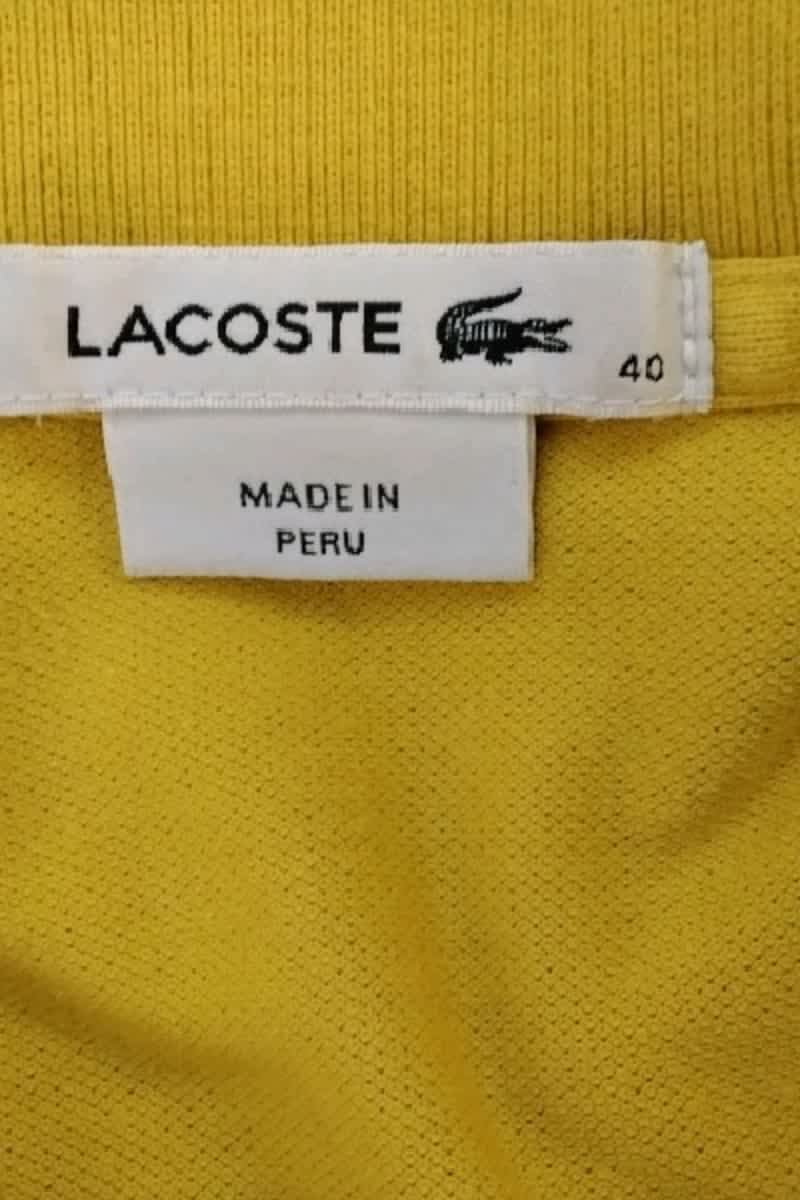 Polo shirt LACOSTE - SECONDE MAIN Yellow