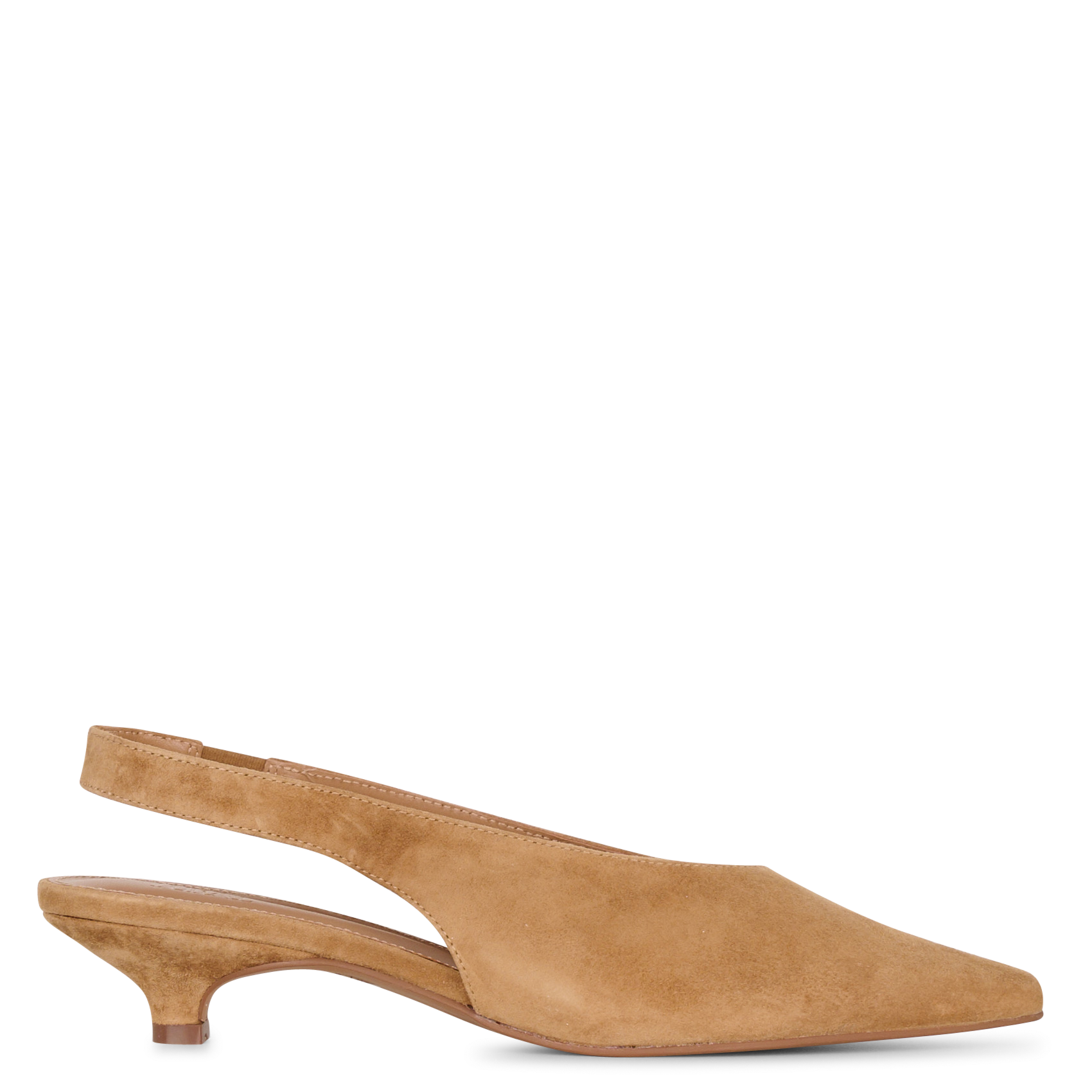 Escarpins en cuir velours TORAL Marron