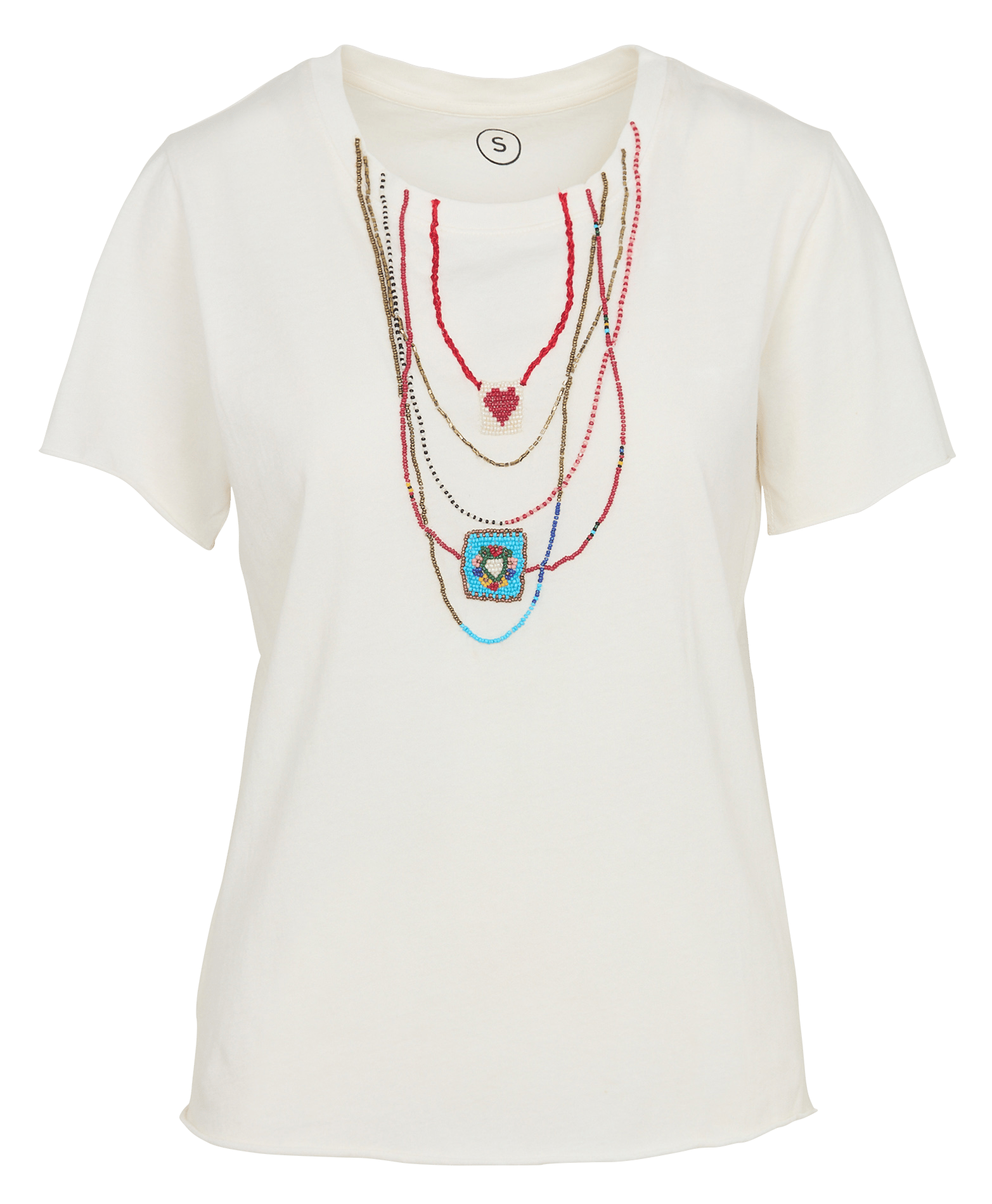 Rundhals-T-Shirt aus Bio-Baumwolle LEON & HARPER