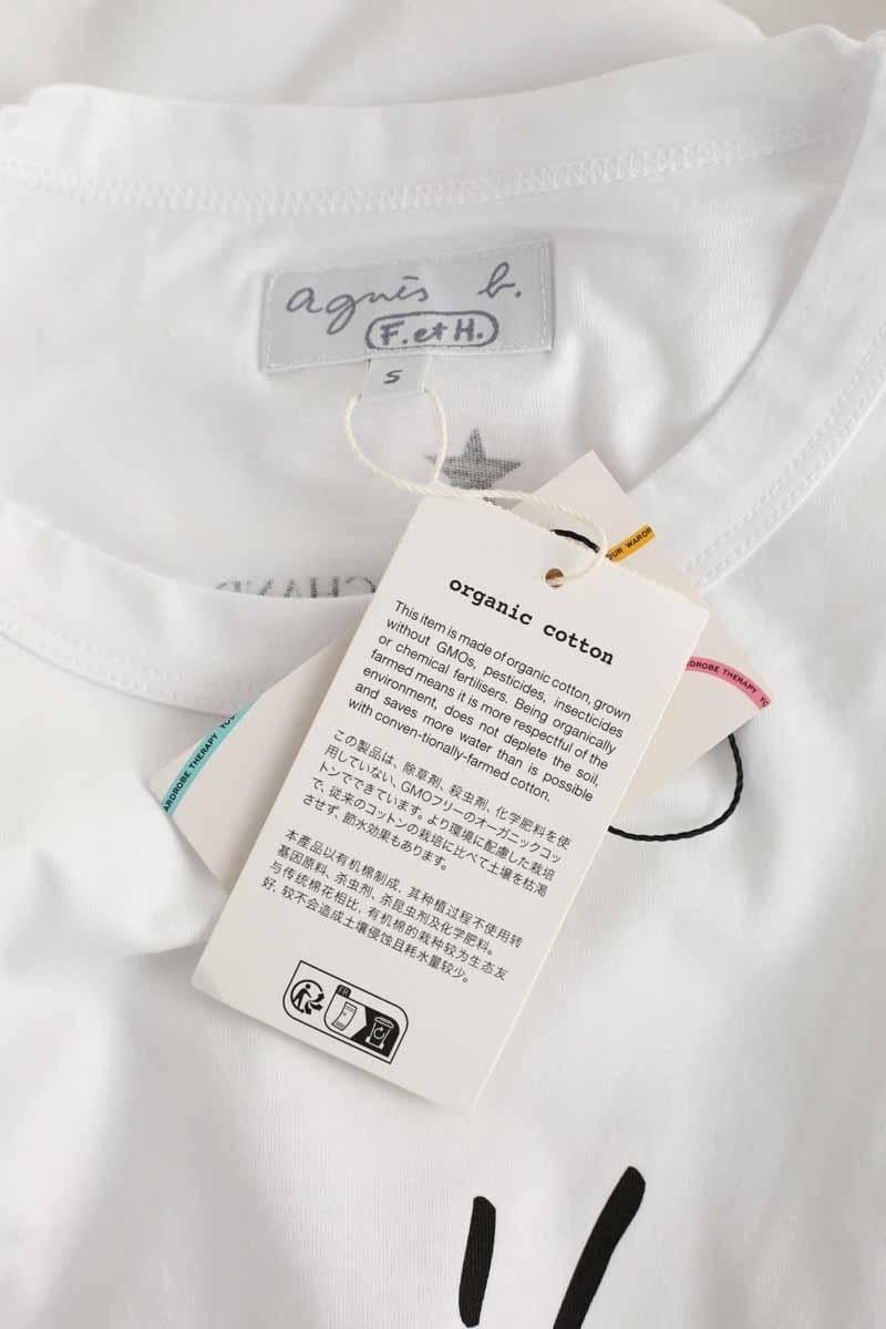 T-shirt AGNES B. - Seconde Main White