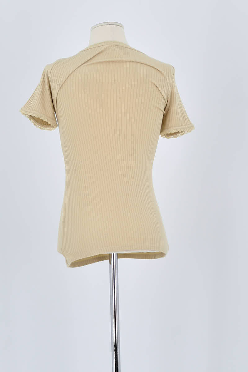 T-shirt ROUJE - Seconde Main Beige