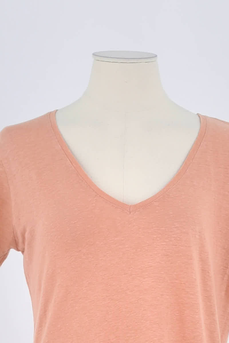 T-shirt MAJESTIC FILATURES - SECONDE MAIN Rose