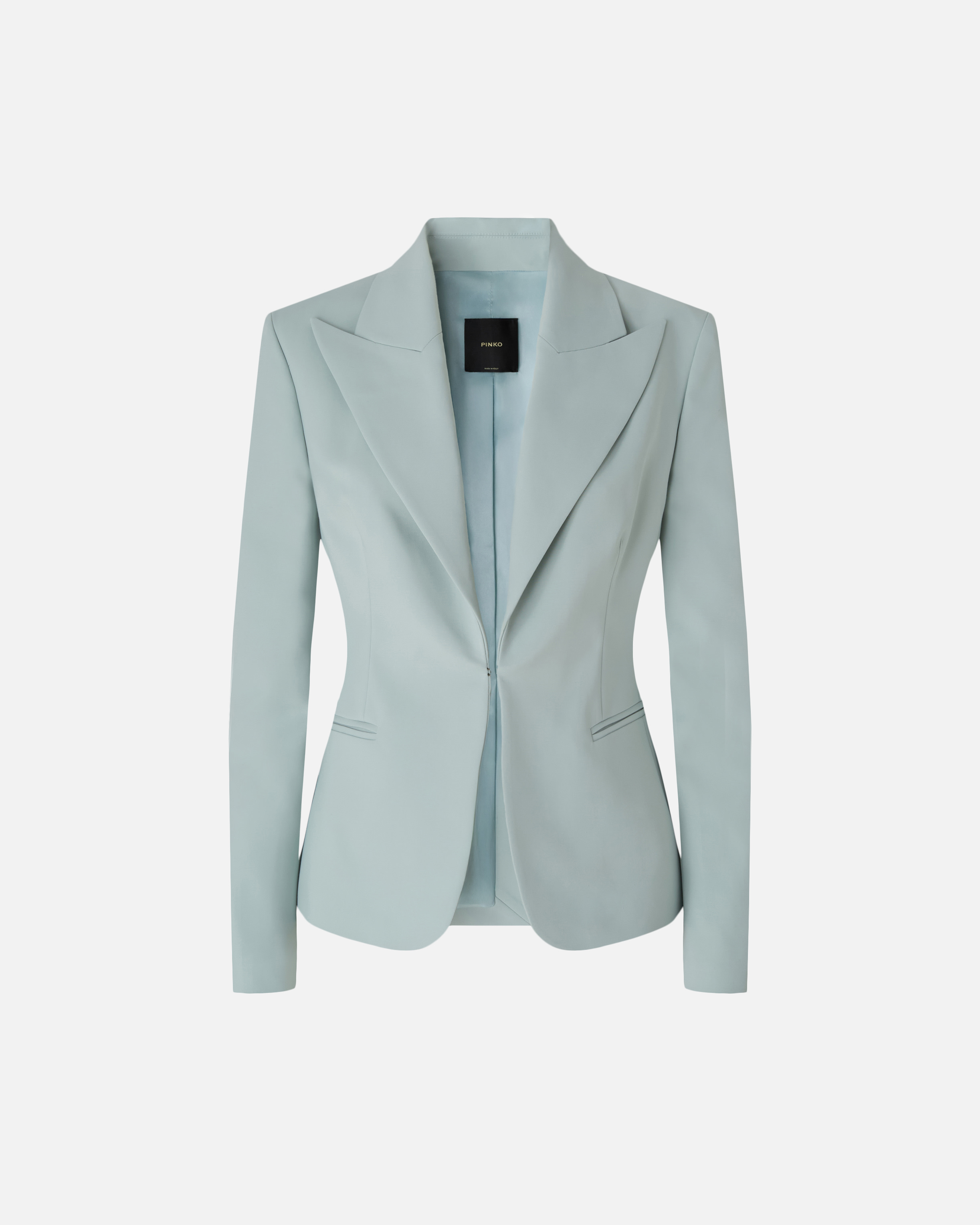Veste en satin de coton PINKO Bleu