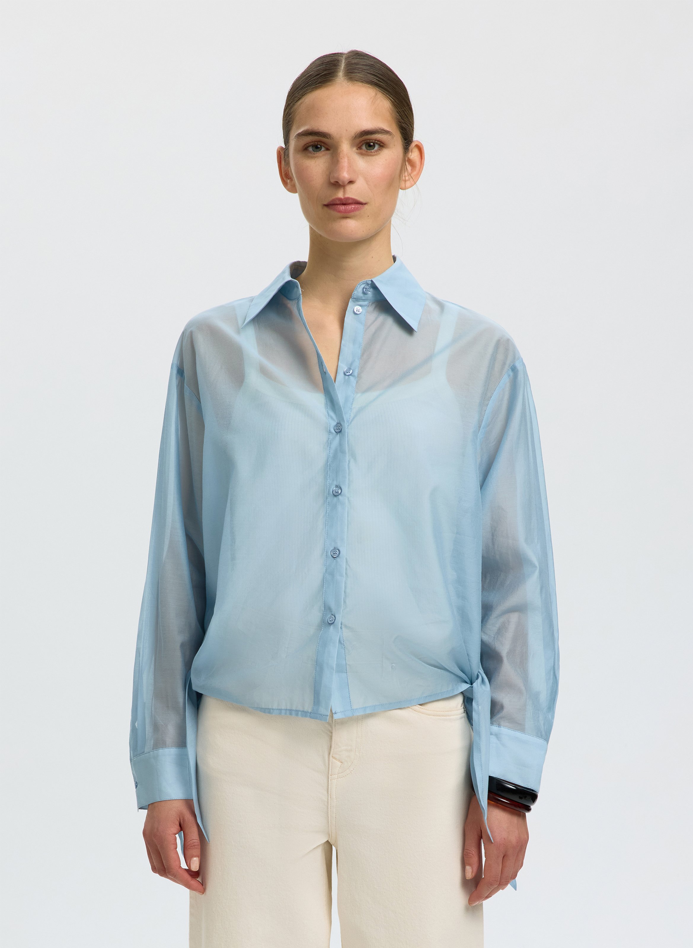 Bedrucktes Hemd mit klassischem Kragen SELECTED