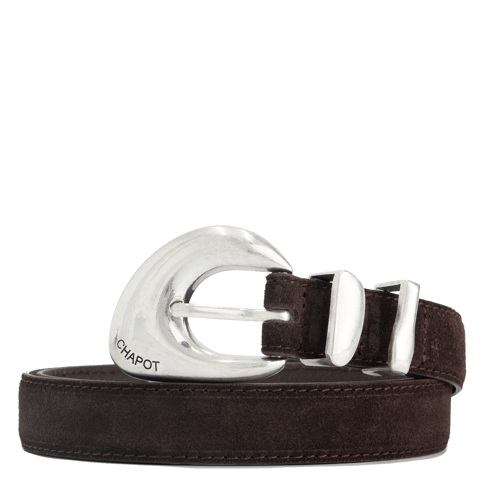 Ceinture en cuir FABIENNE CHAPOT Marron
