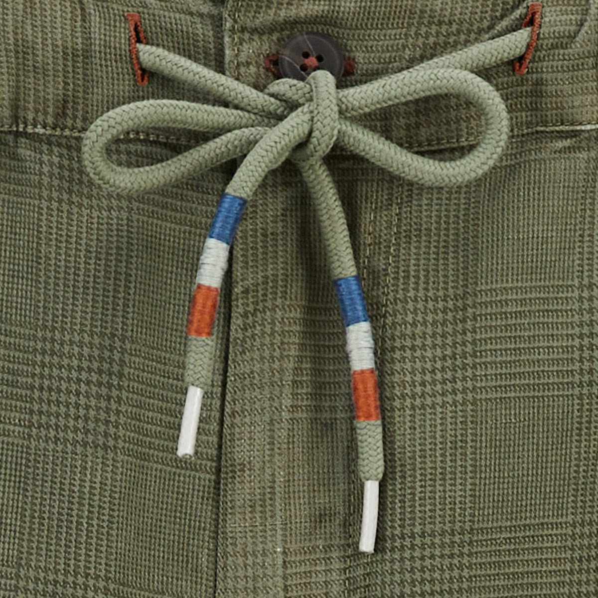 Bermuda in linen and cotton with a loose fit SERGE BLANCO Green