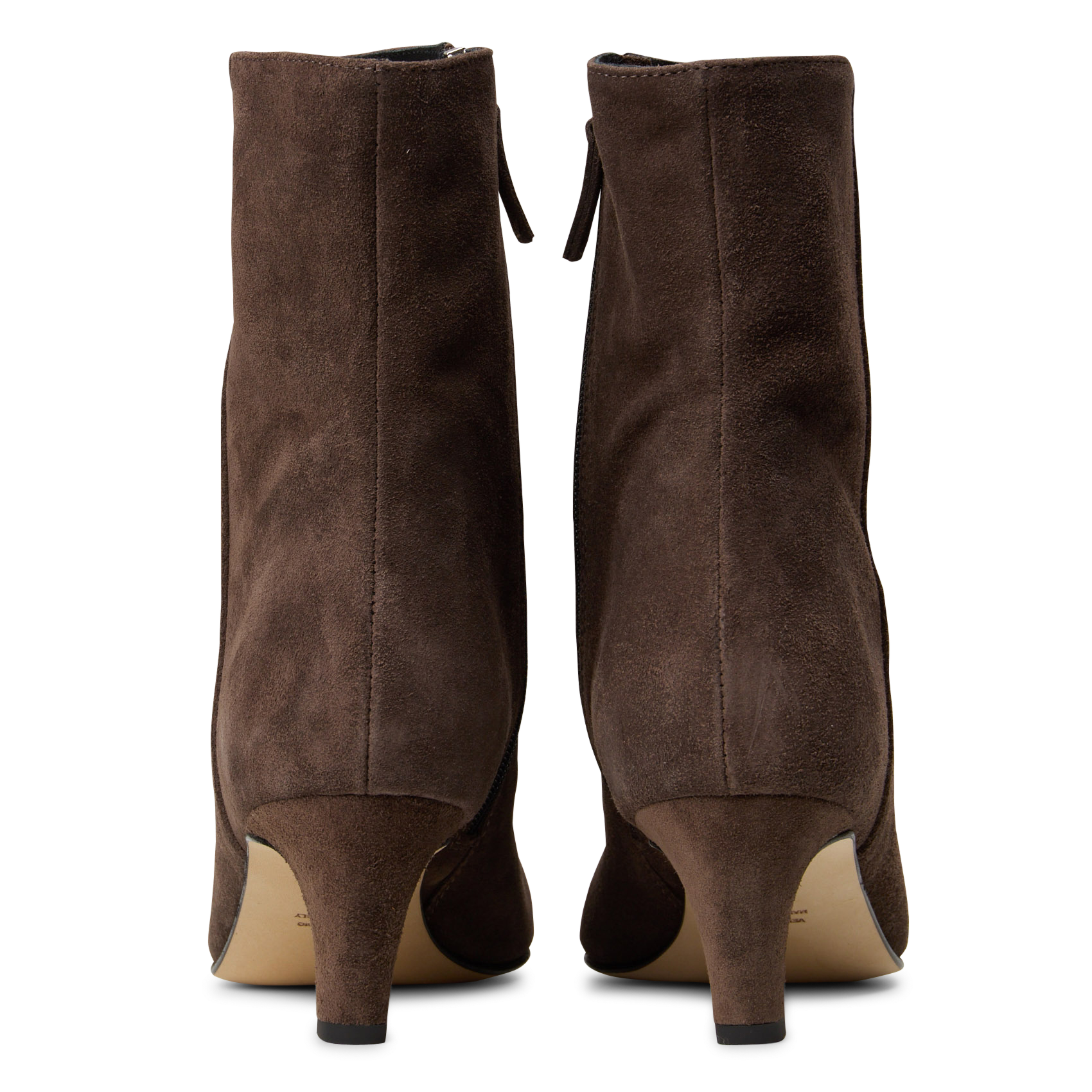 Bottines en cuir suédé ODARE Marron