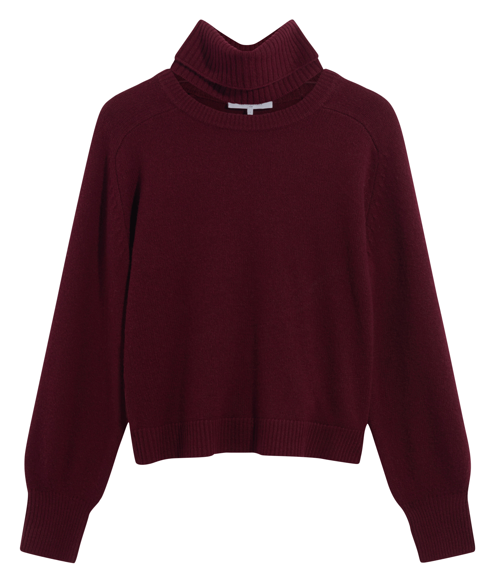 Straight wool sweater with removable collar GERARD DAREL Red