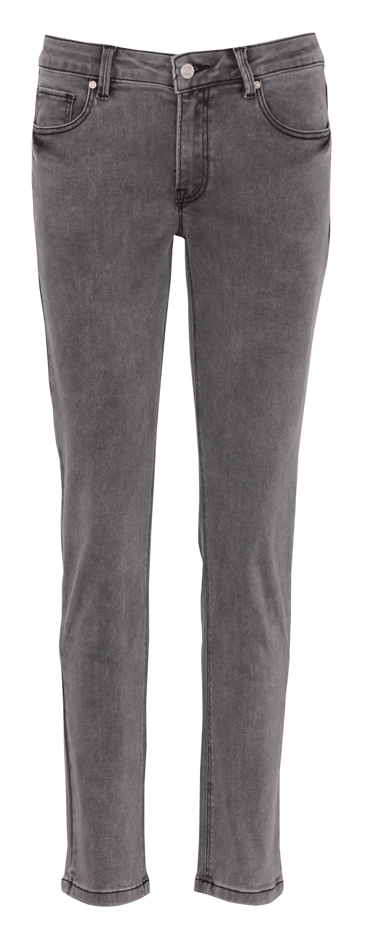 Skinny Jeans in Stone-Washed-Optik MKT Grau