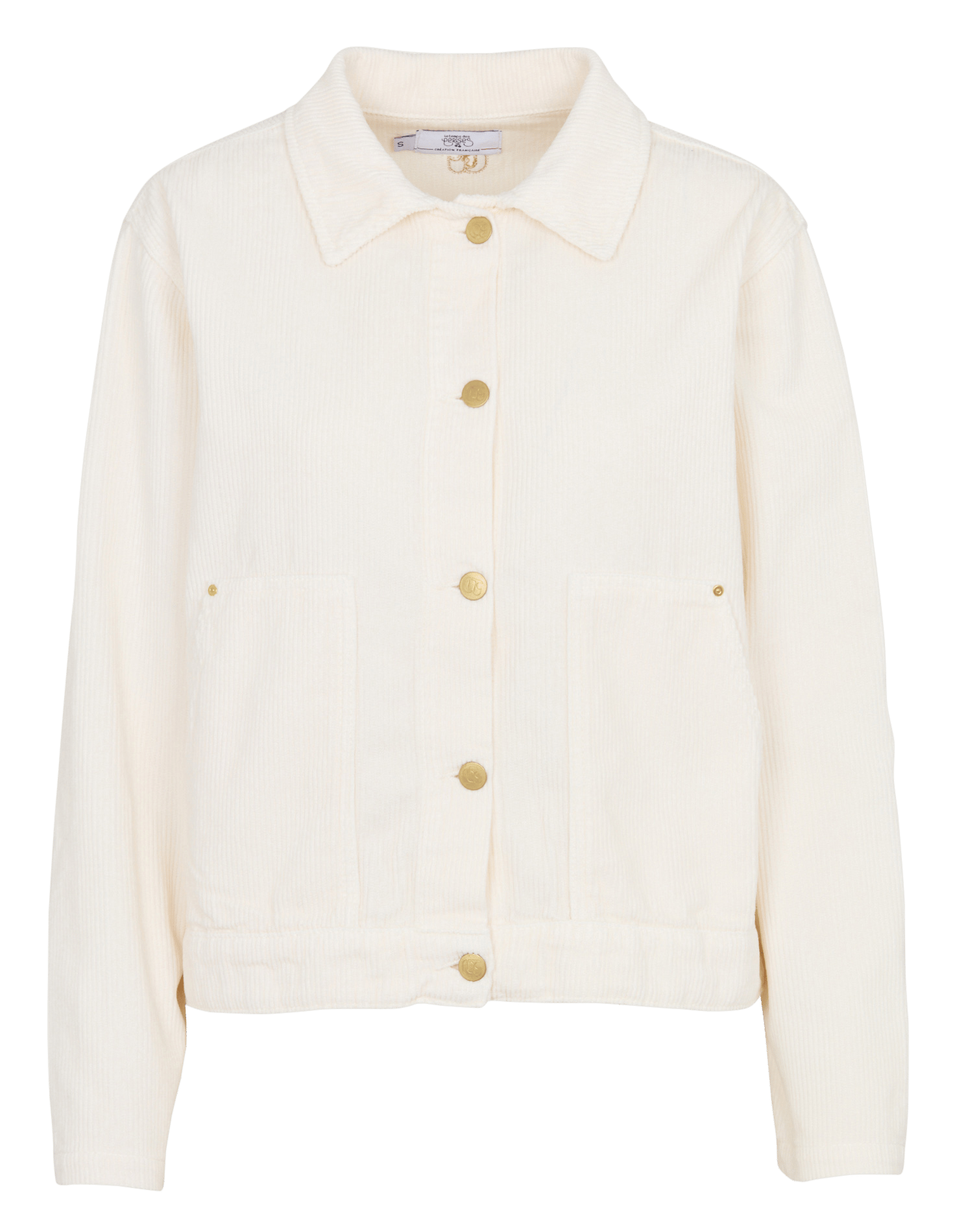 Veste col classique en coton LE TEMPS DES CERISES Blanc
