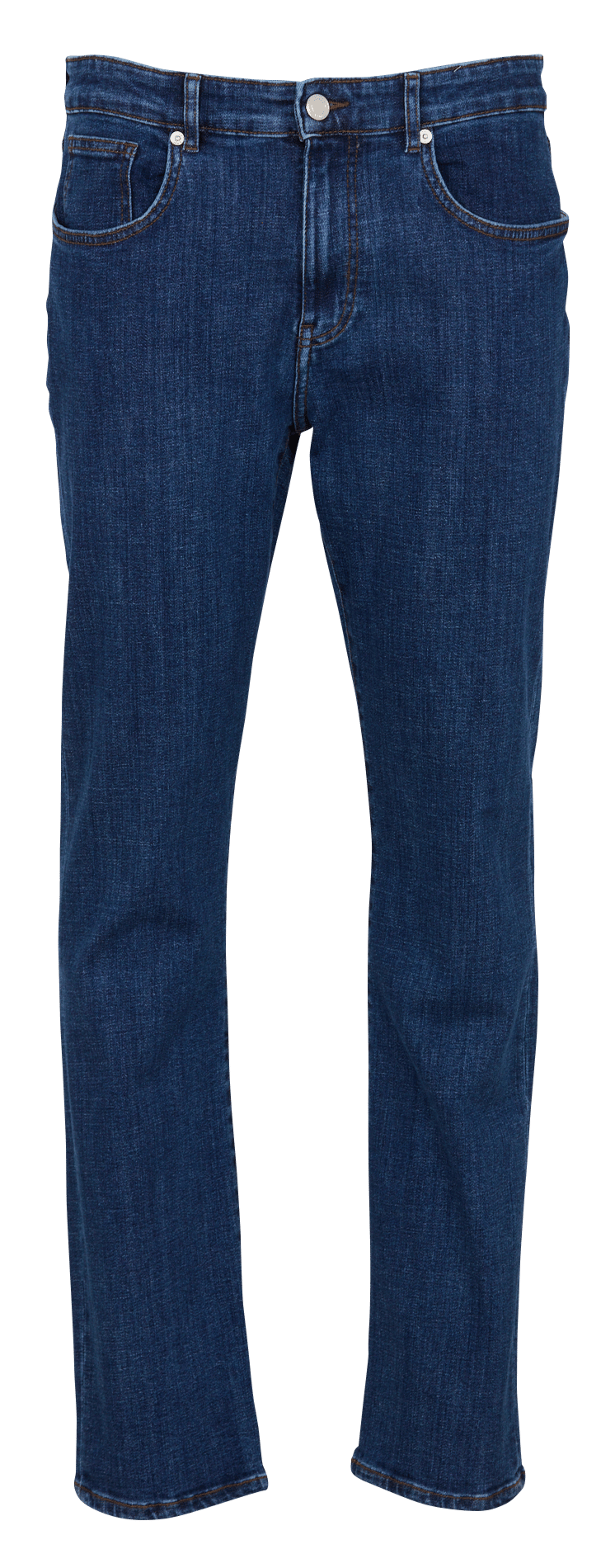 Jean droit en coton mélangé IKKS Bleu