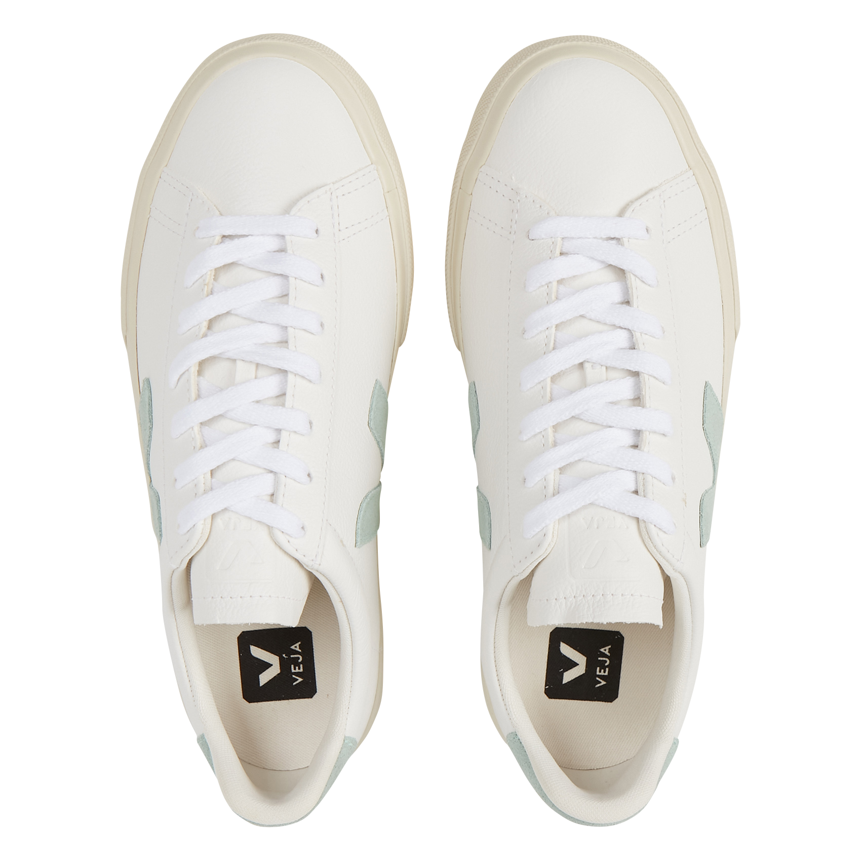 Low-top leather trainers VEJA White
