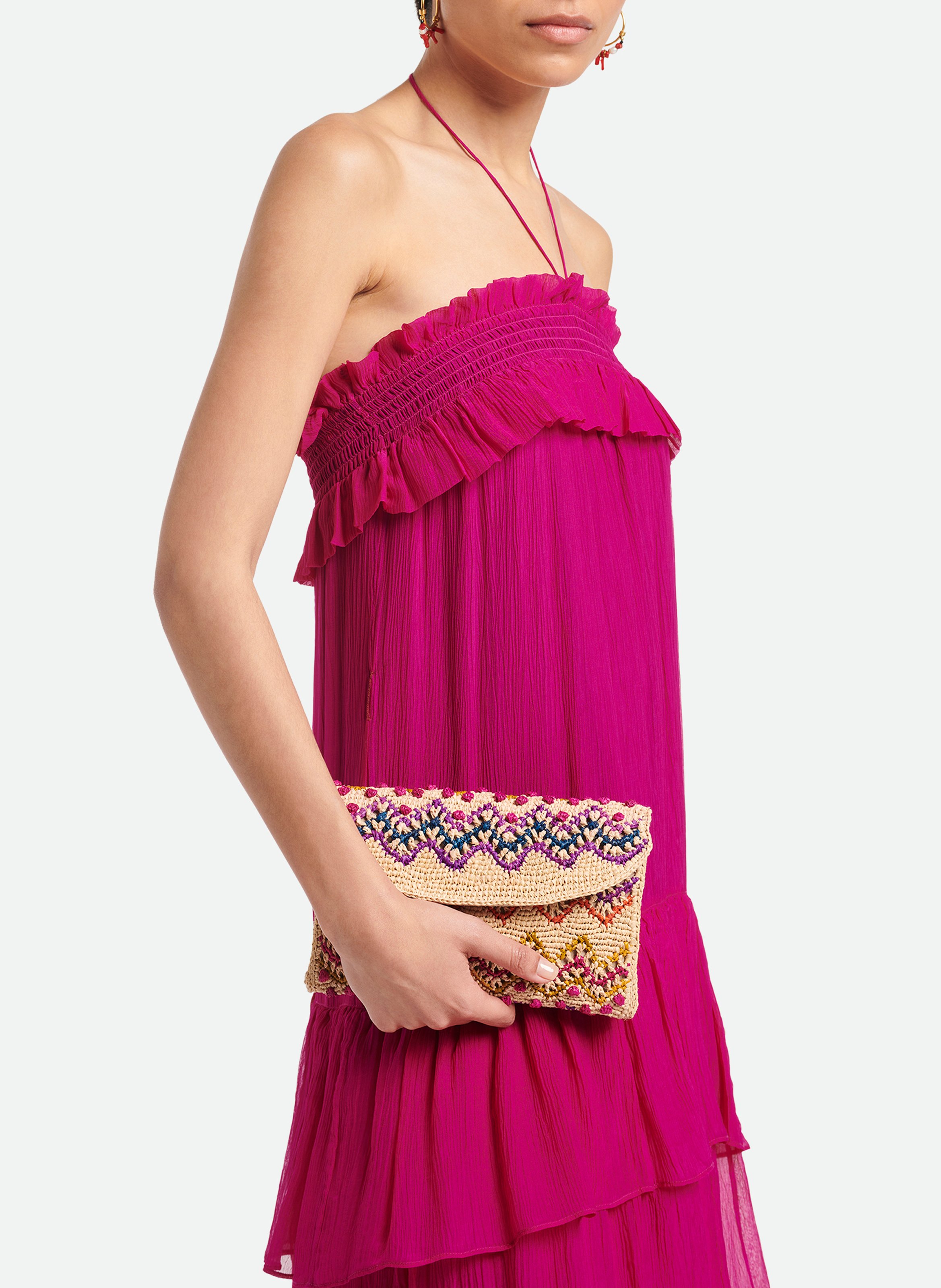 Pochette raphia vanessa online bruno