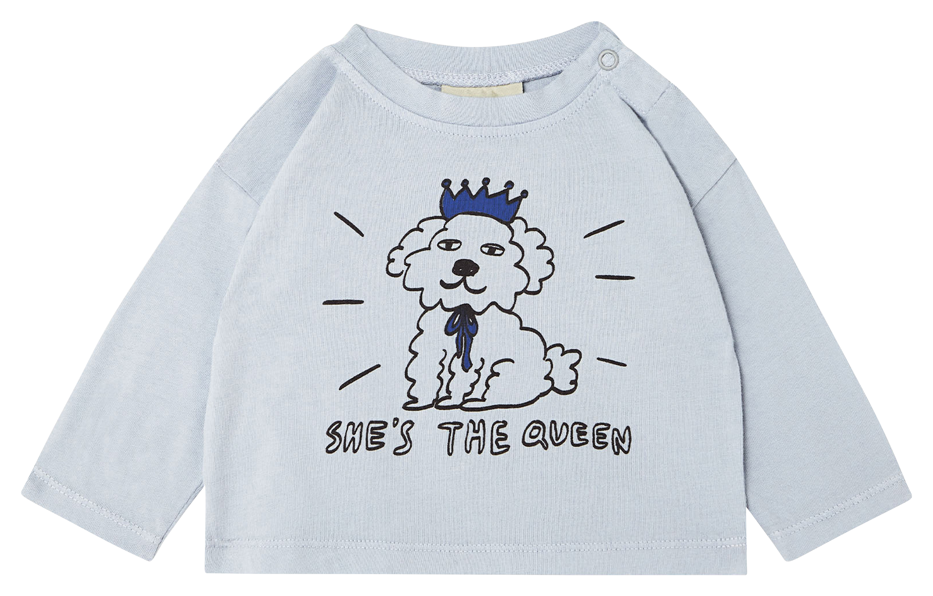 Tee-shirt col rond imprimé en coton  THE CAMPAMENTO Bleu